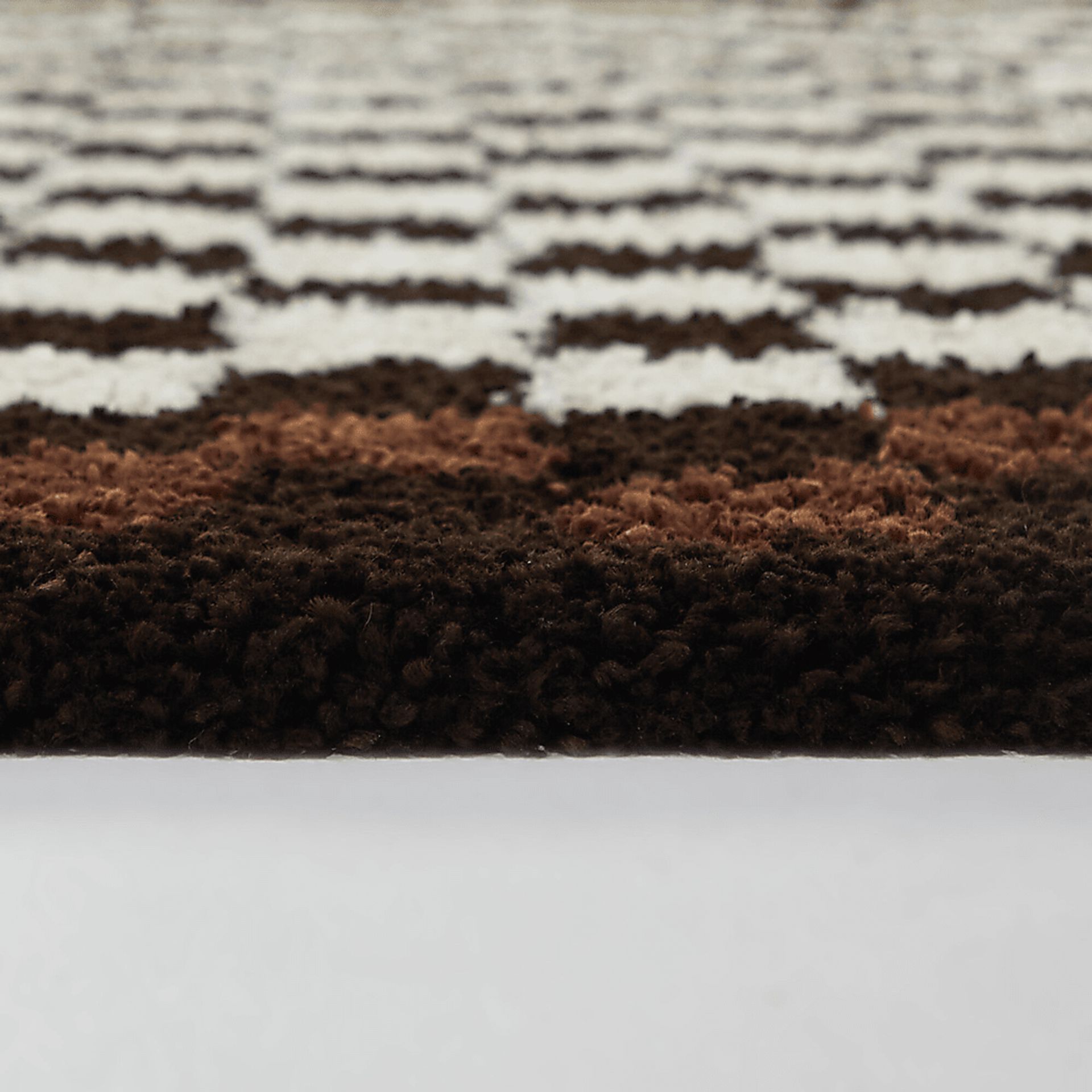 Kids Sunday Brown Checkered 5'3 x 7' Rug - Image 3