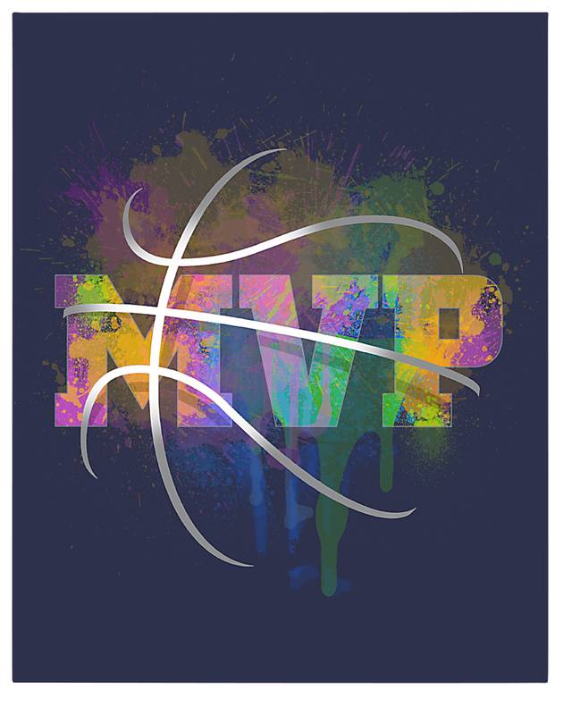 Kids MVP Baller Navy Artwork - Thumbnail - Image 1