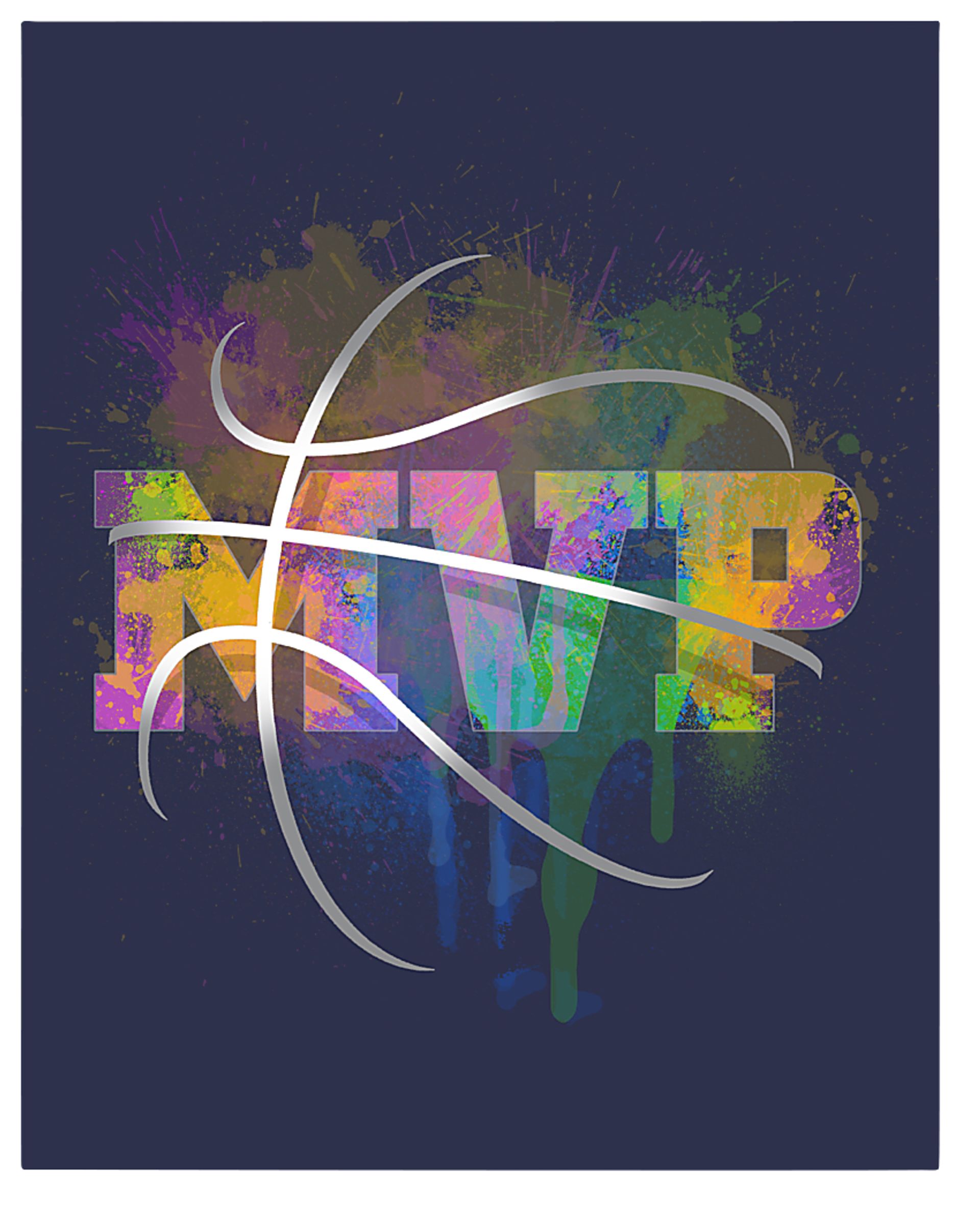 Kids MVP Baller Navy Artwork - Image 1