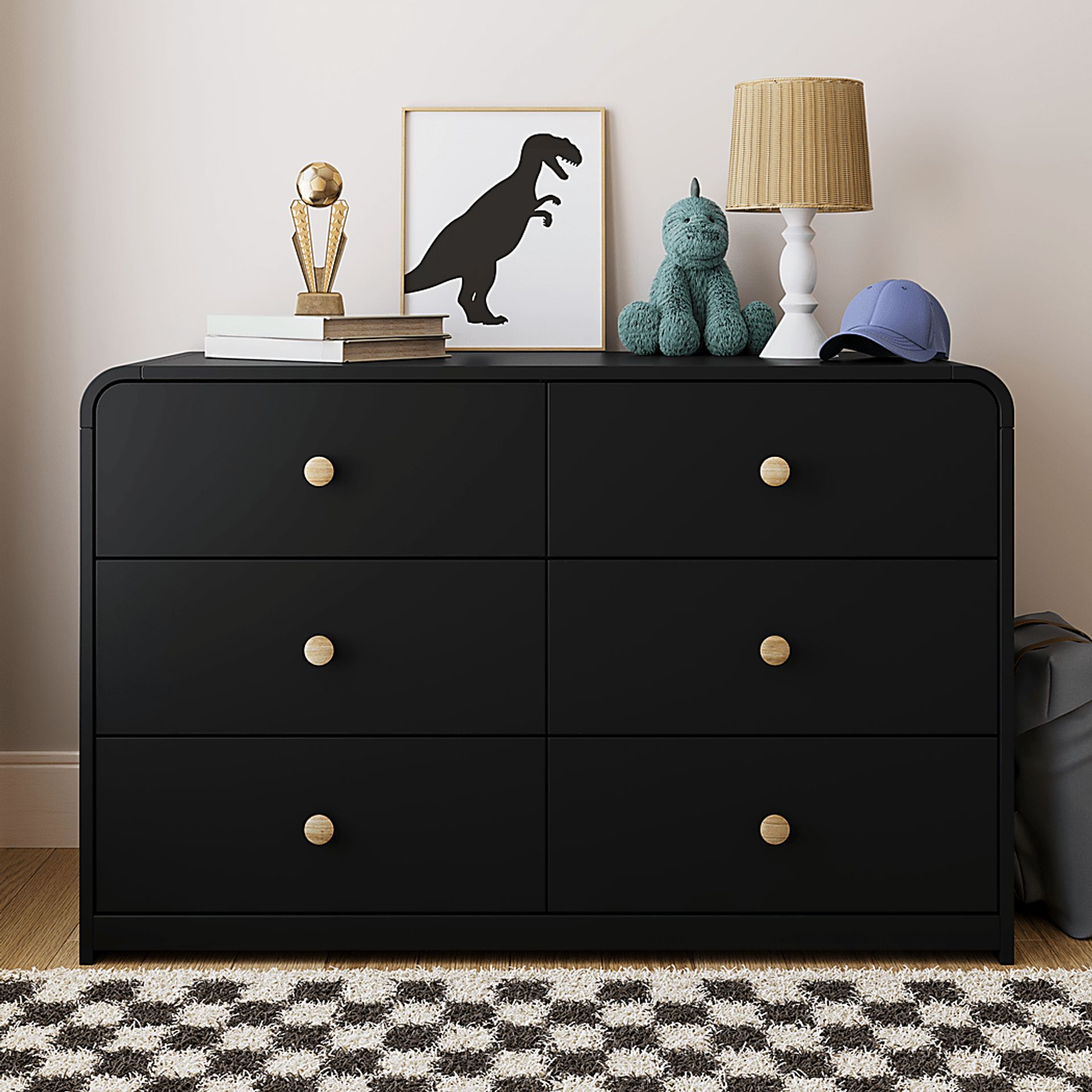 Kids Mytha Black Dresser - Image 3