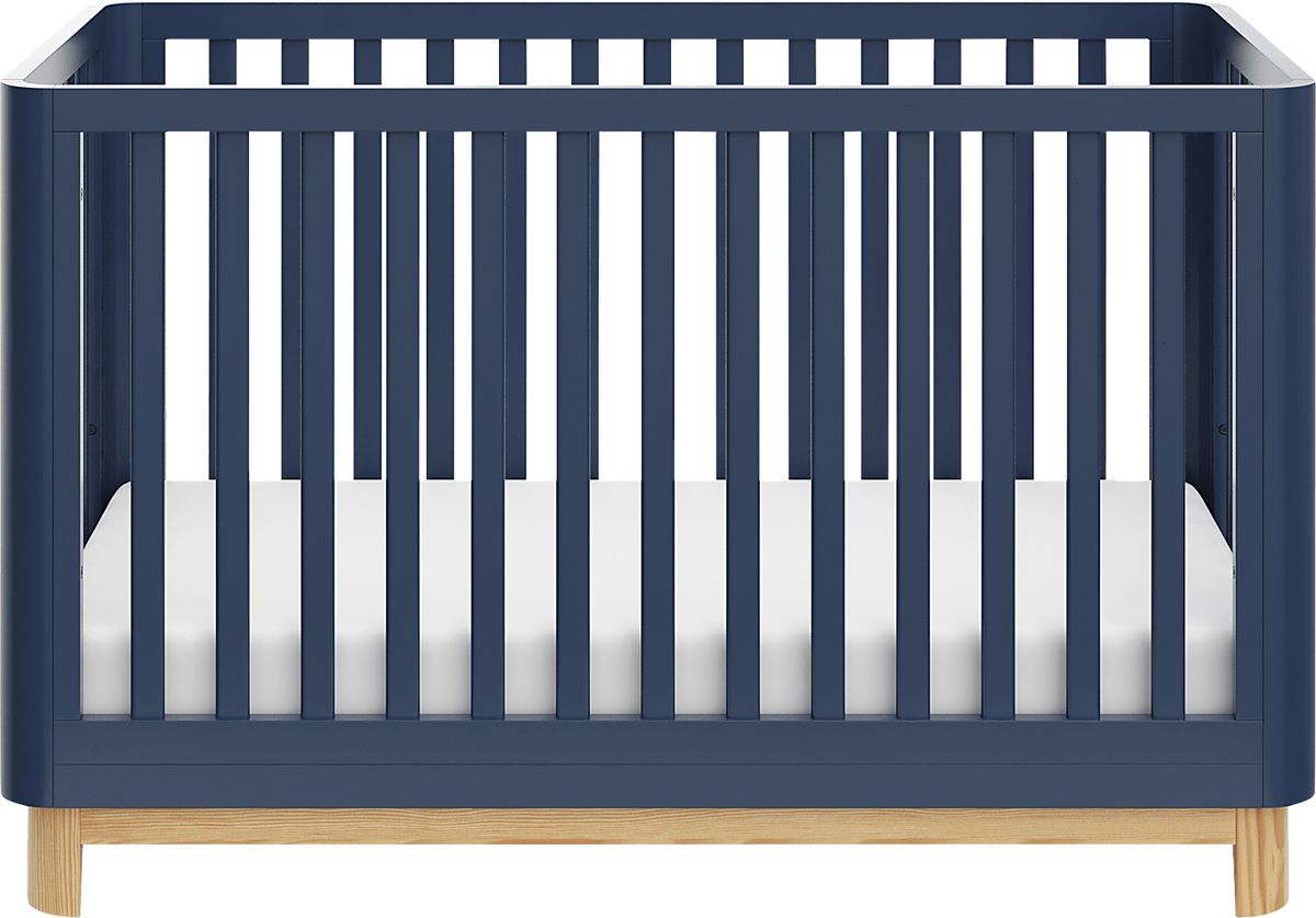 Mytha Blue,Natural Colors,Light Wood Crib | Rooms to Go