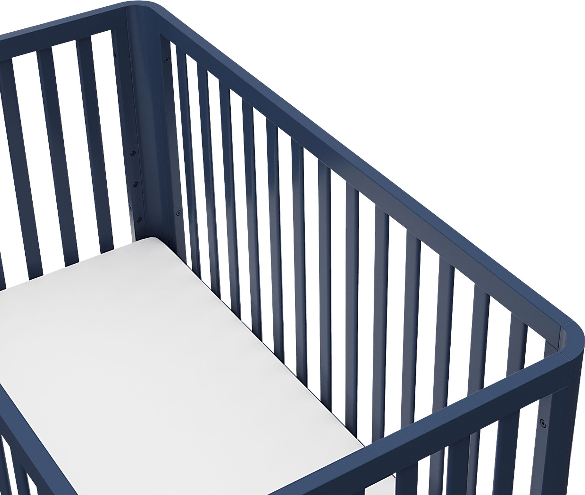Kids Mytha Blue/Natural Convertible Crib - Image 5