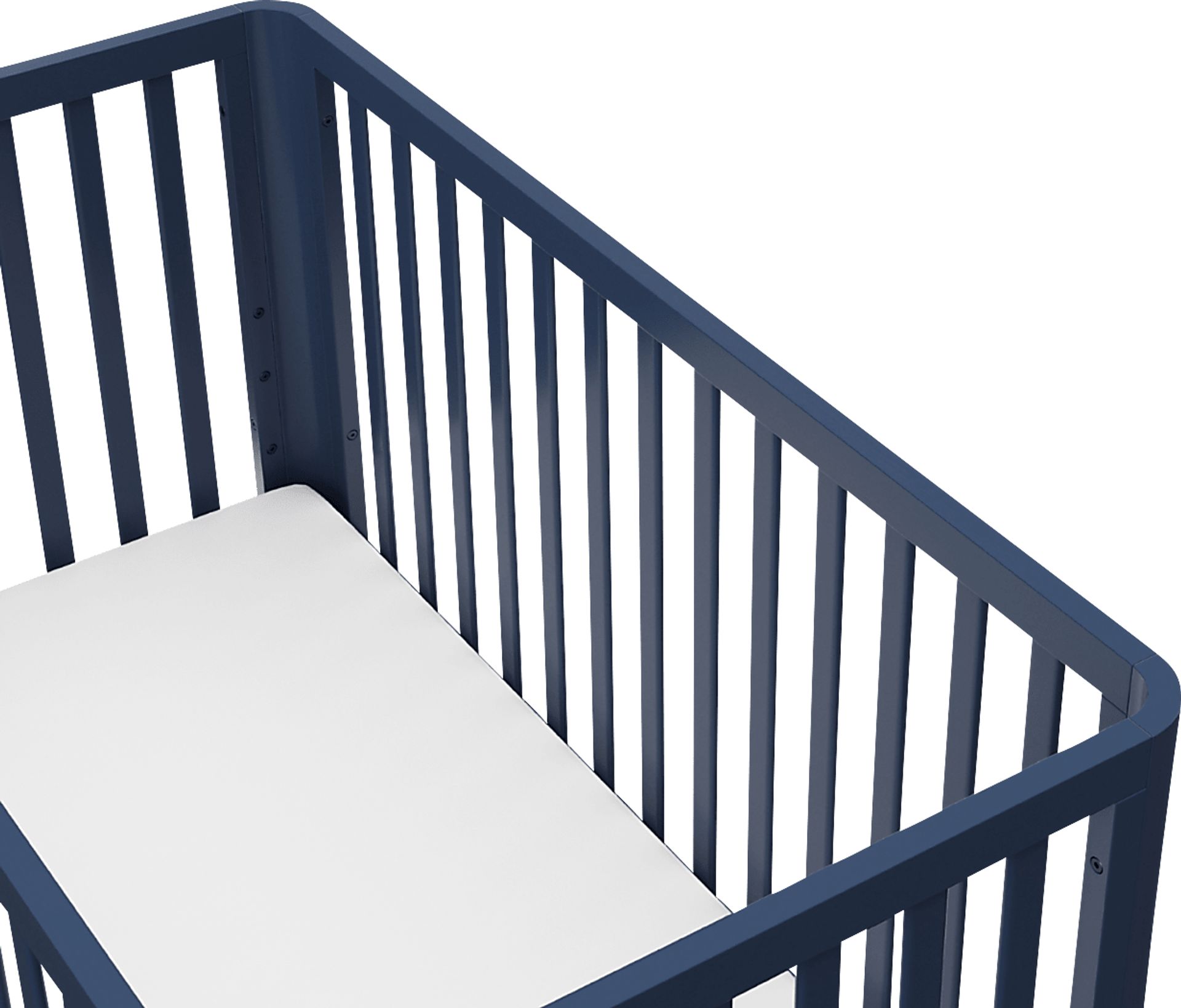 Kids Mytha Blue/Natural Convertible Crib - Image 8