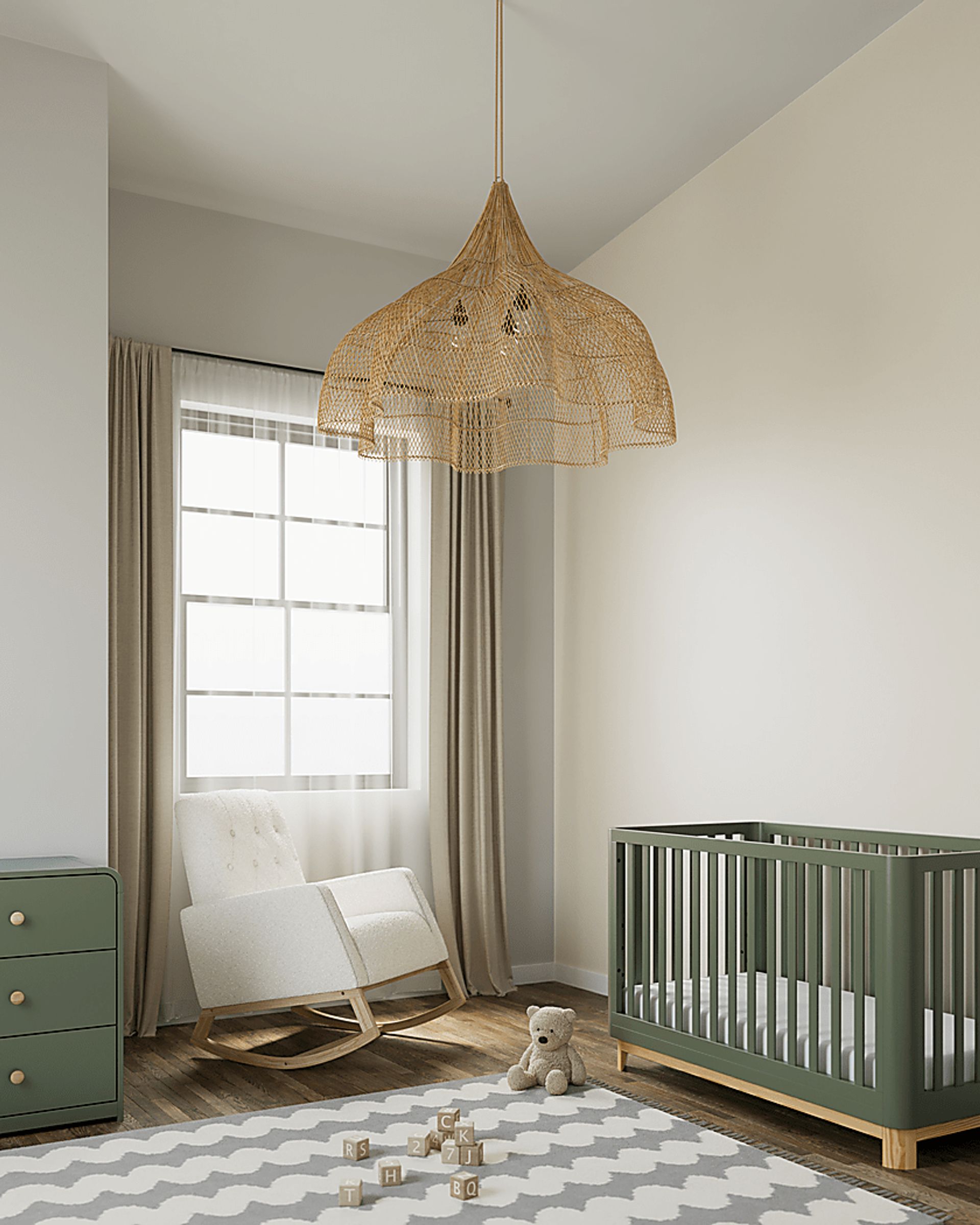 Kids Mytha Olive Dresser - Image 3
