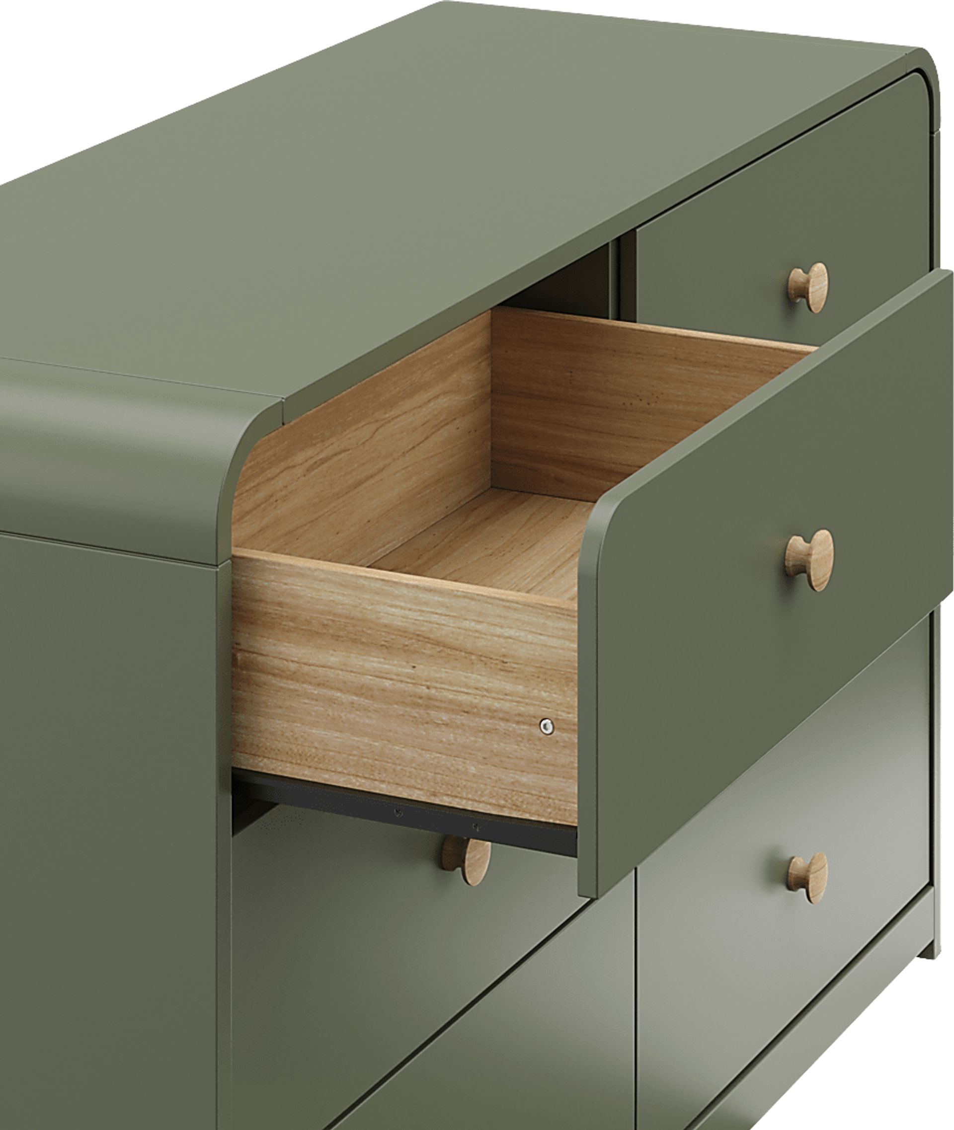 Kids Mytha Olive Dresser - Image 9