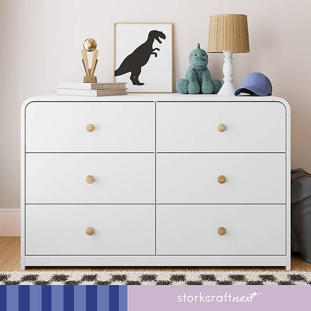 Kids Mytha White Dresser - Thumbnail - Image 2