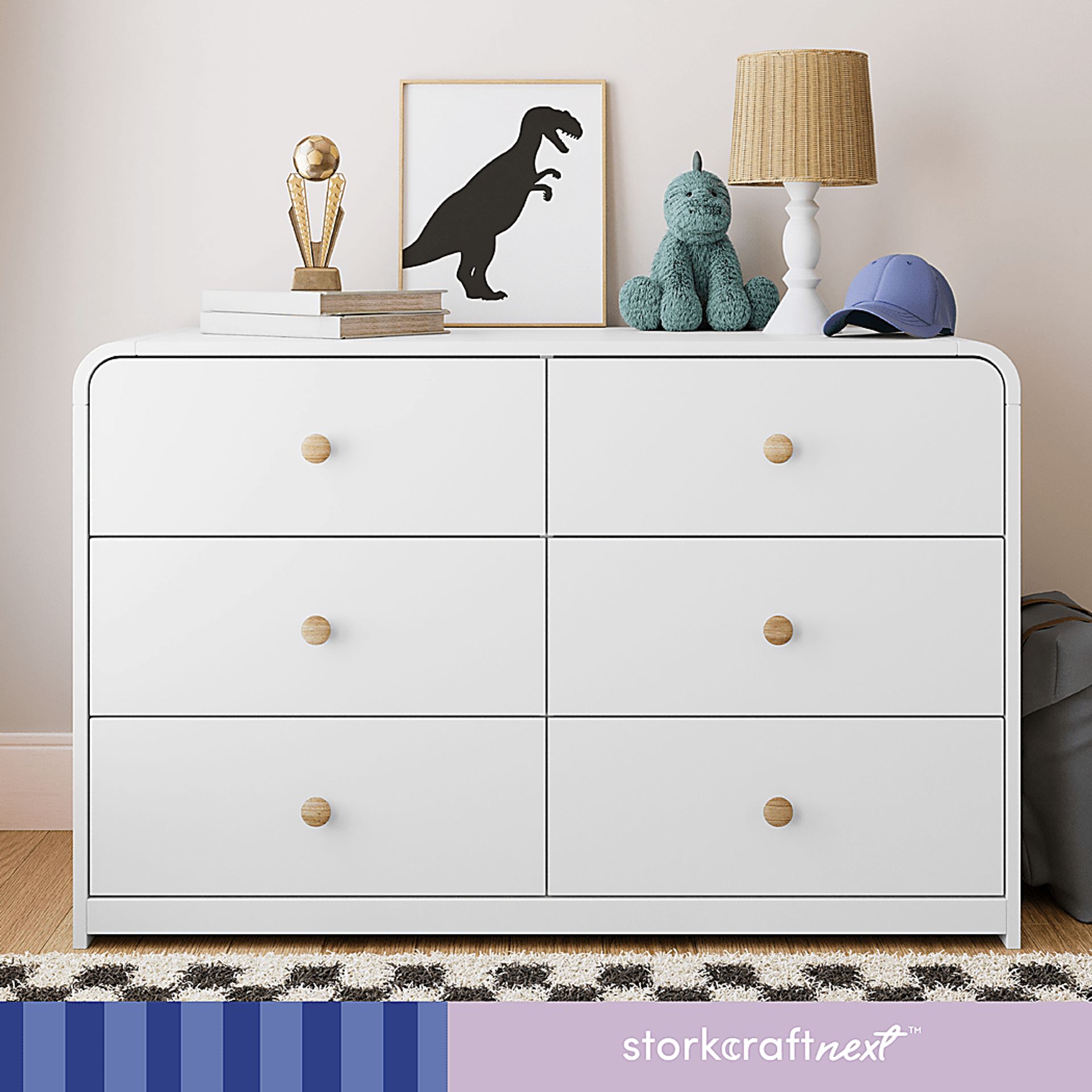 Kids Mytha White Dresser - Image 2