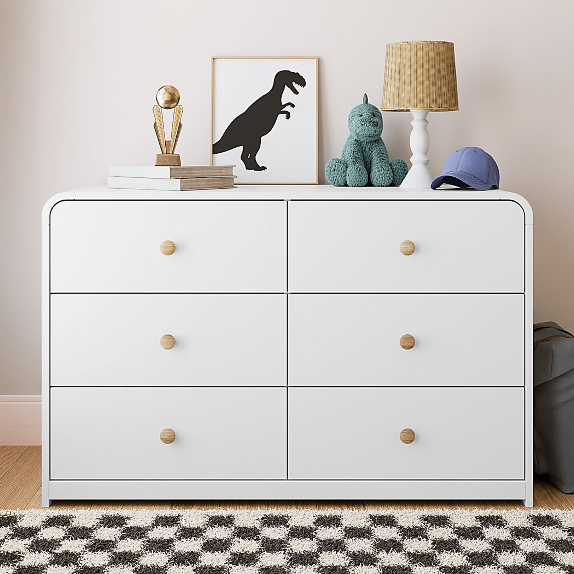 Kids Mytha White Dresser - Image 3