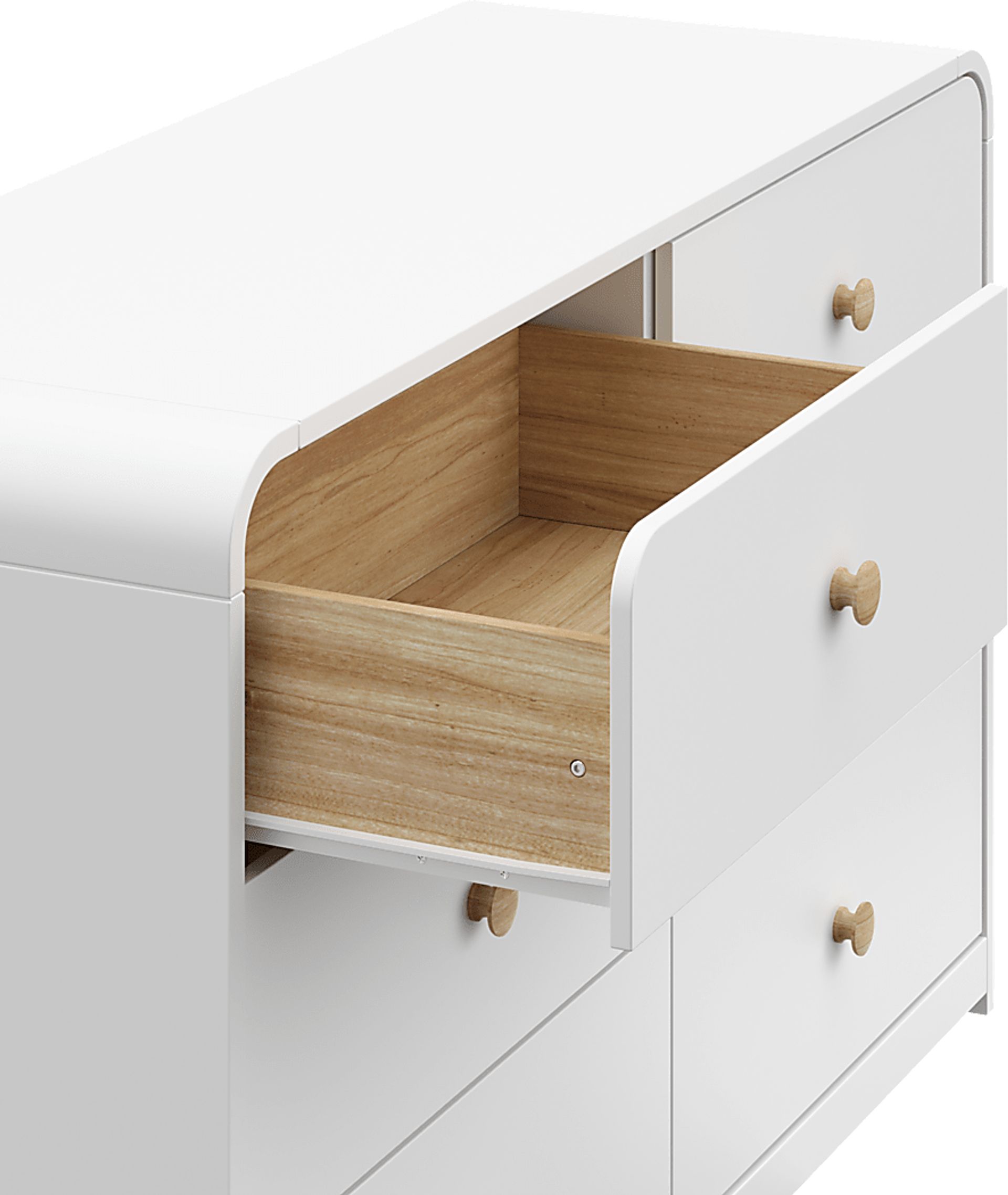 Kids Mytha White Dresser - Image 5