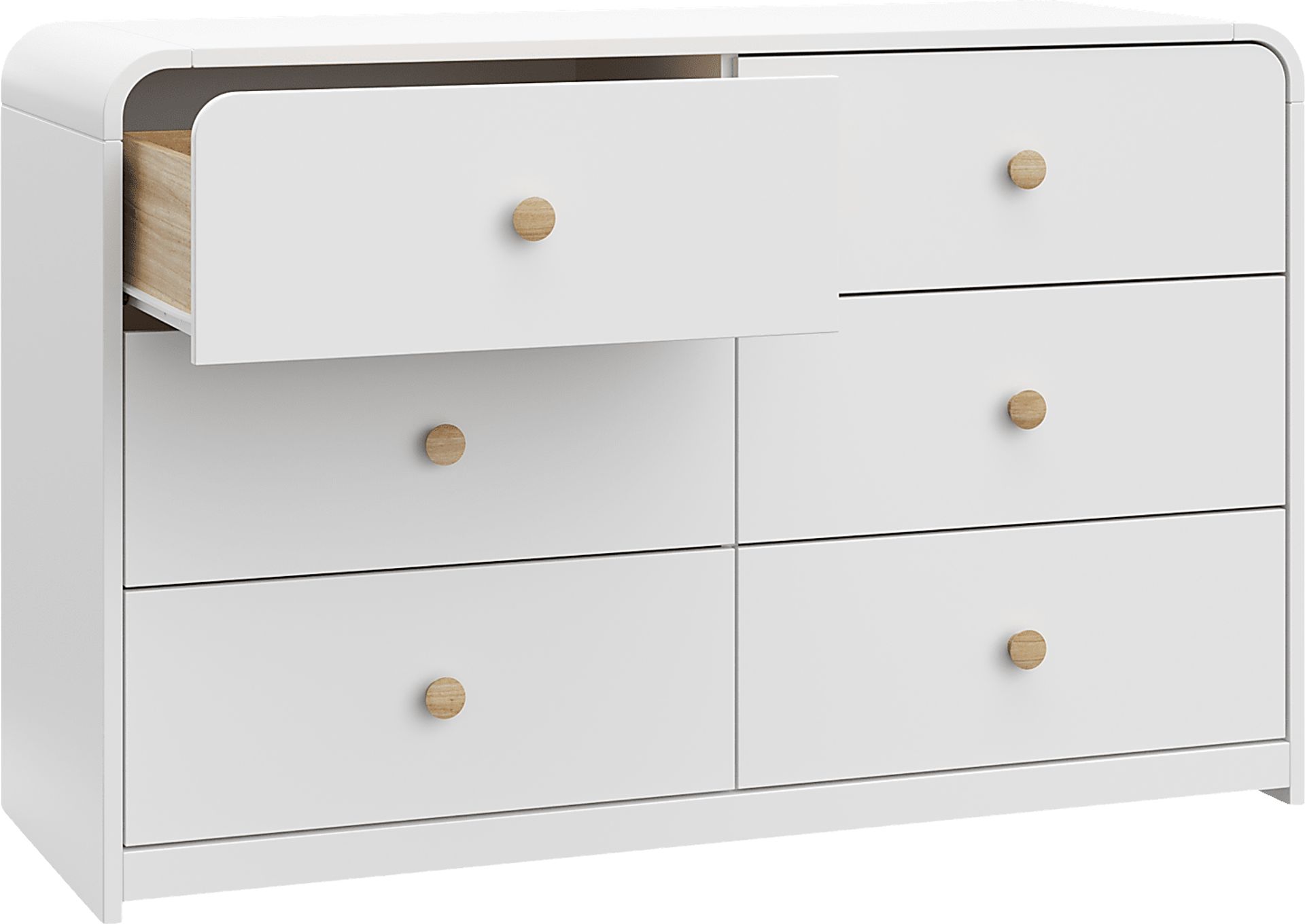Kids Mytha White Dresser - Image 1