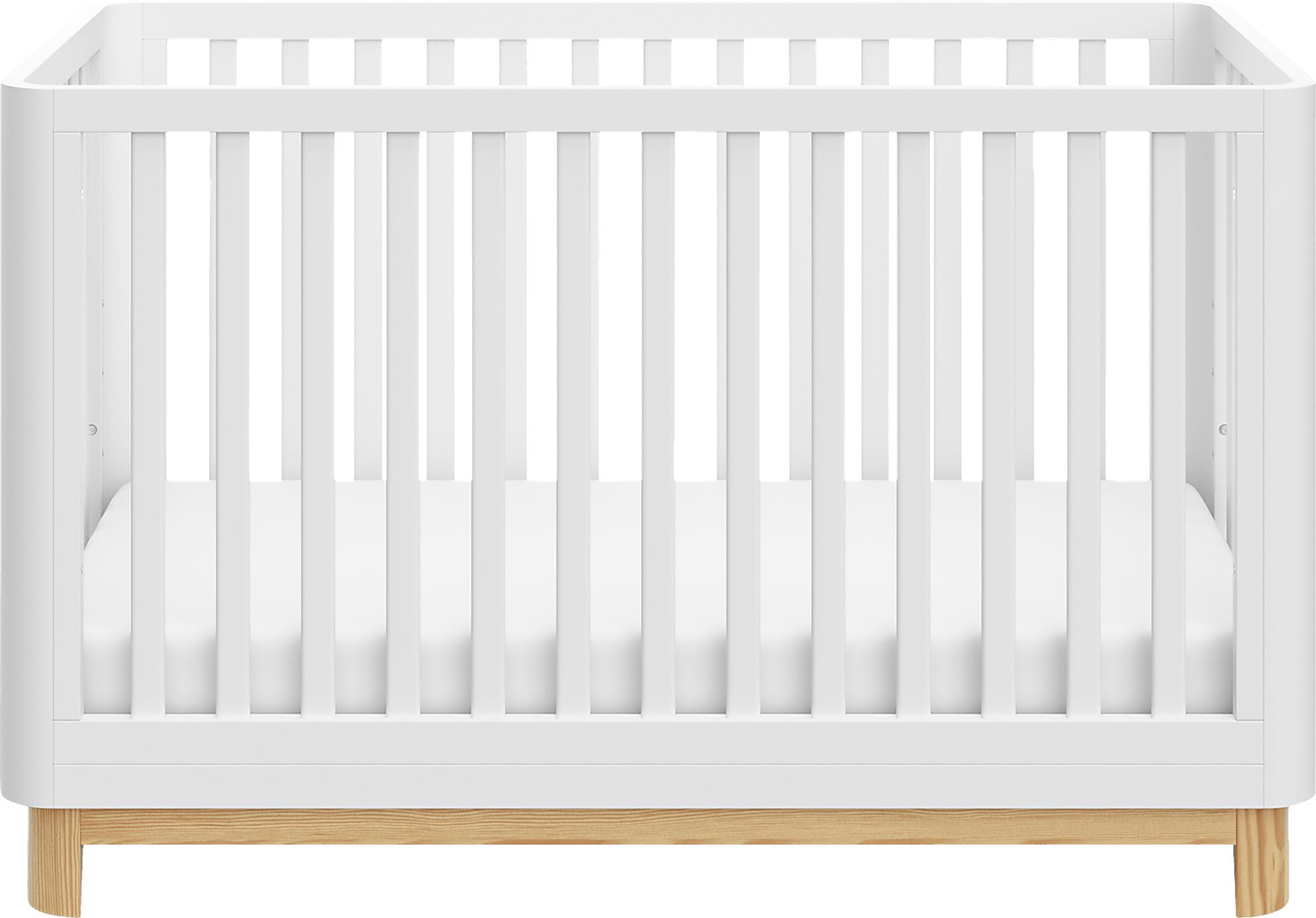 Kids Mytha White/Natural Convertible Crib - Image 3