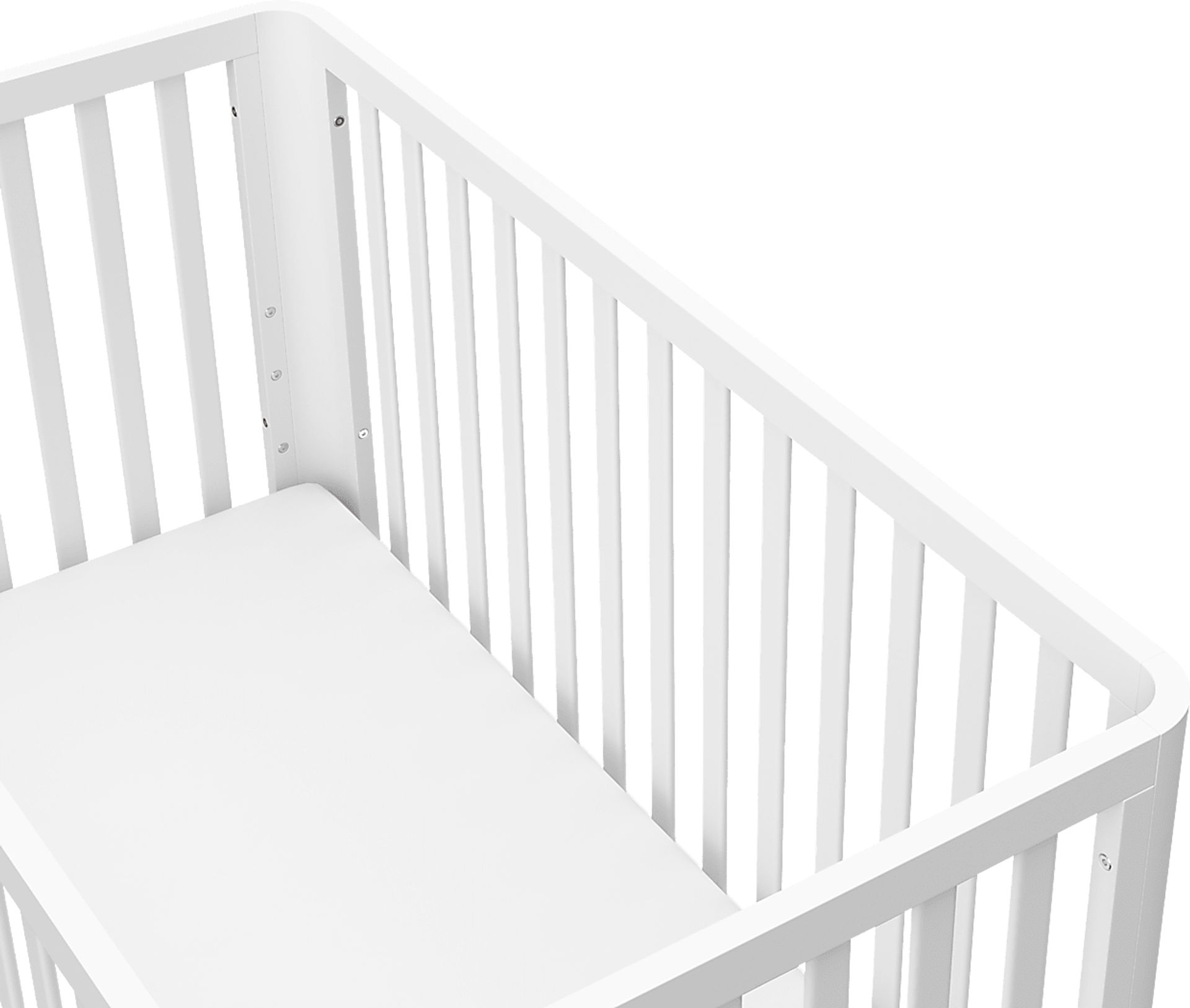 Kids Mytha White/Natural Convertible Crib - Image 4