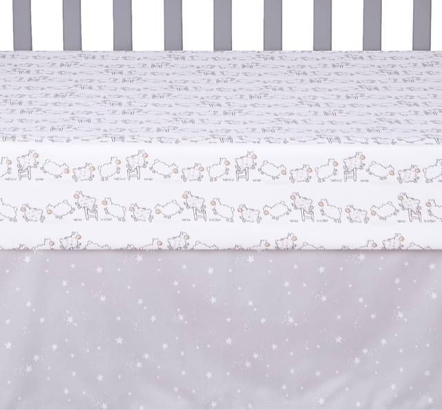Kids Nael Gray 4 Pc Baby Bedding Set - Thumbnail - Image 8