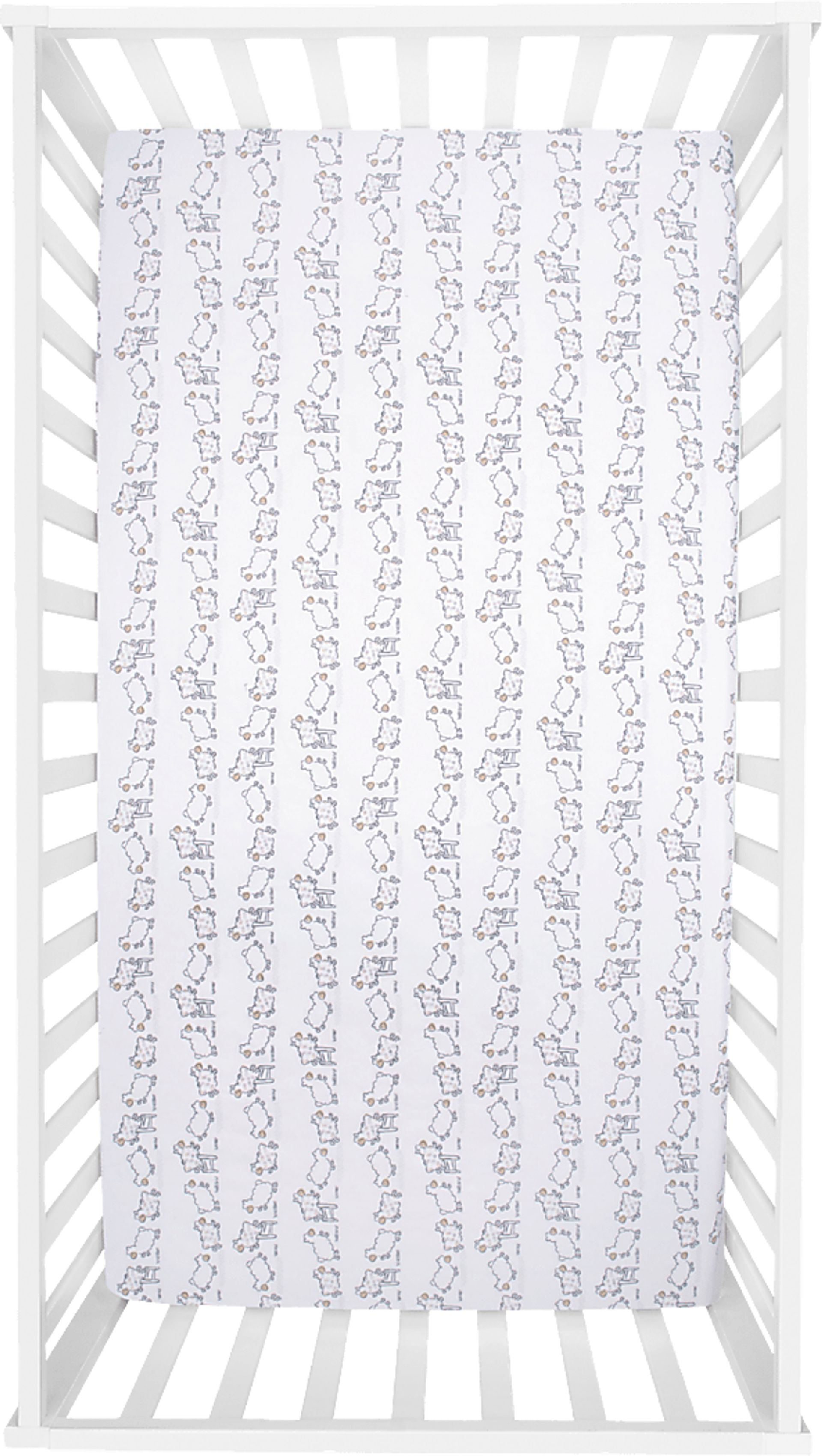 Kids Nael Gray 4 Pc Baby Bedding Set - Image 9