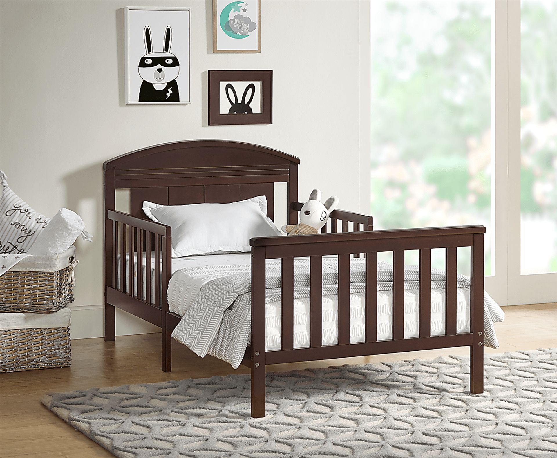 Kids Naera Espresso Toddler Bed - Image 2