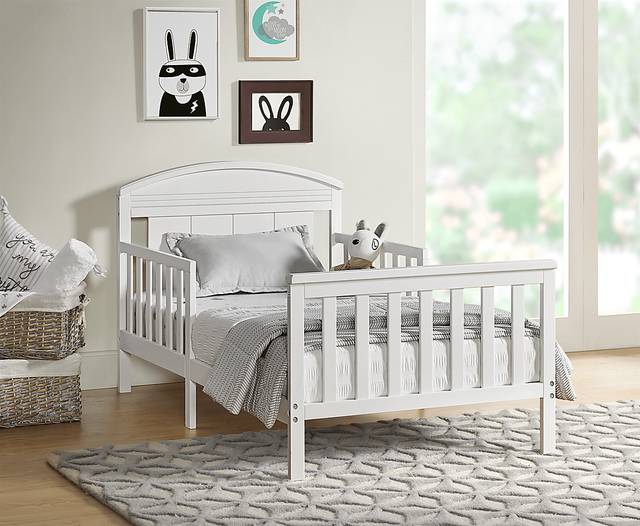 Kids Naera White Toddler Bed - Thumbnail - Image 2