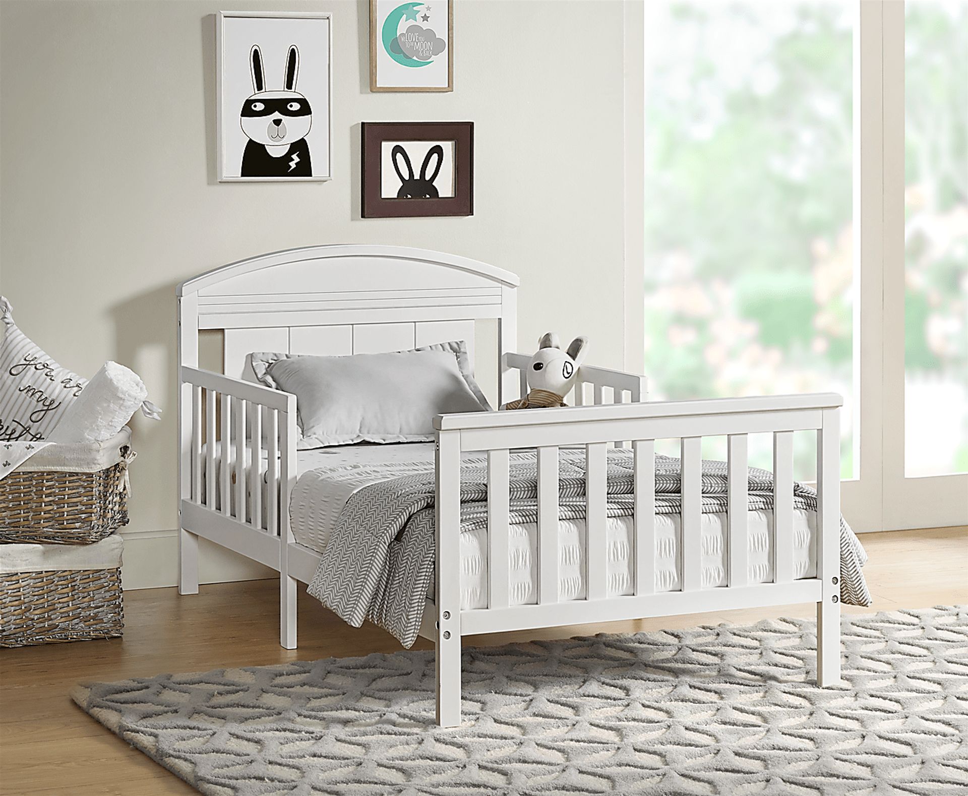 Kids Naera White Toddler Bed - Image 2