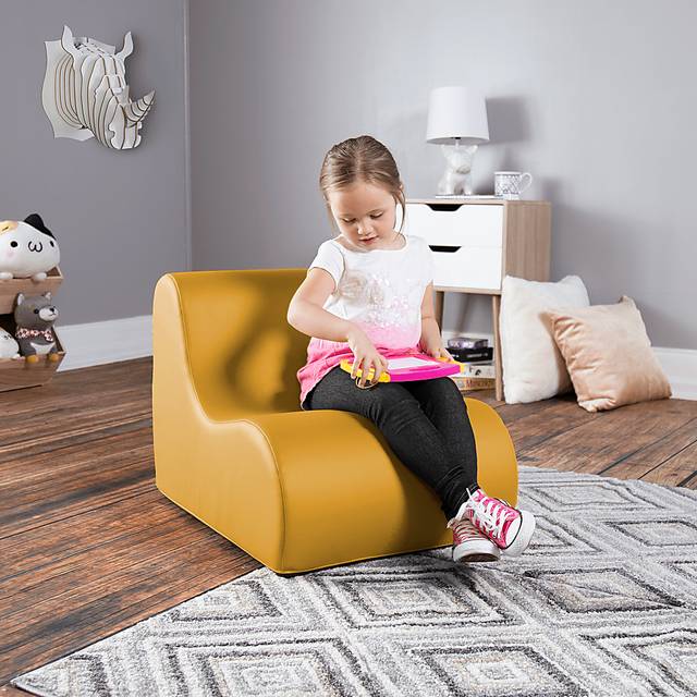 Kids Nariko Yellow Small Chair - Thumbnail - Image 2