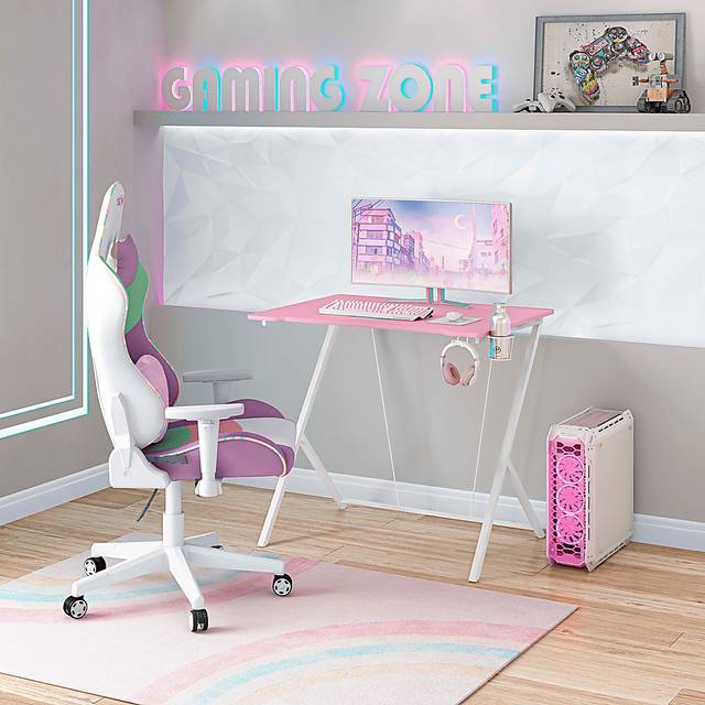 Narohi Pink Gaming Desk - Thumbnail - Image 10
