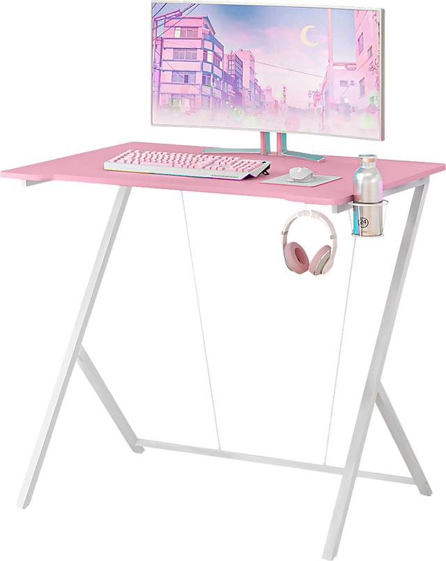Narohi Pink Gaming Desk - Thumbnail - Image 1