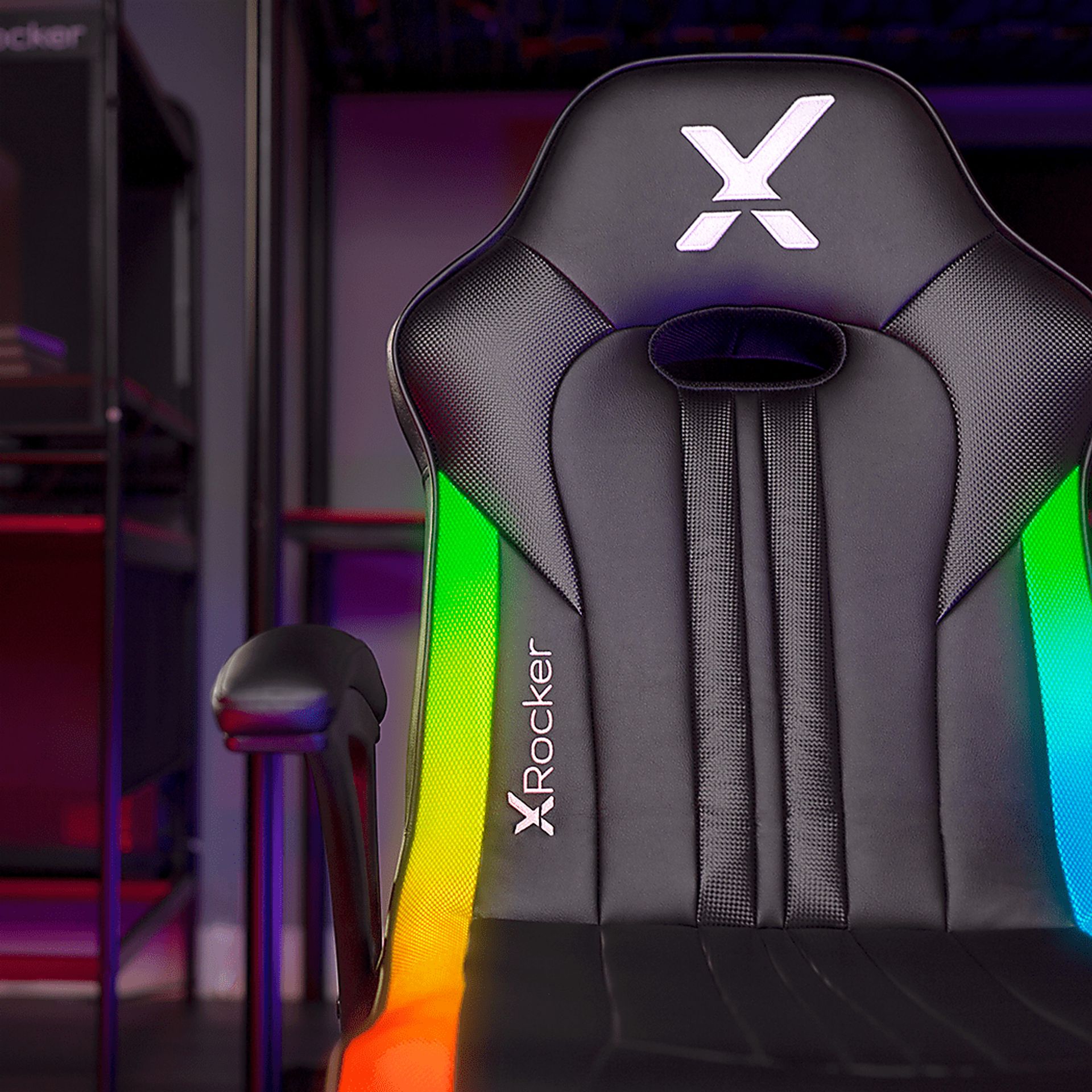 Kids Nasrin Black RGB Gaming Chair - Image 5