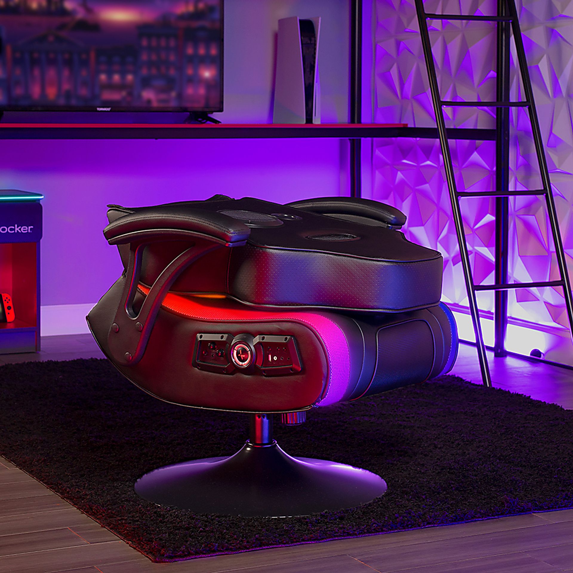 Kids Nasrin Black RGB Gaming Chair - Image 9