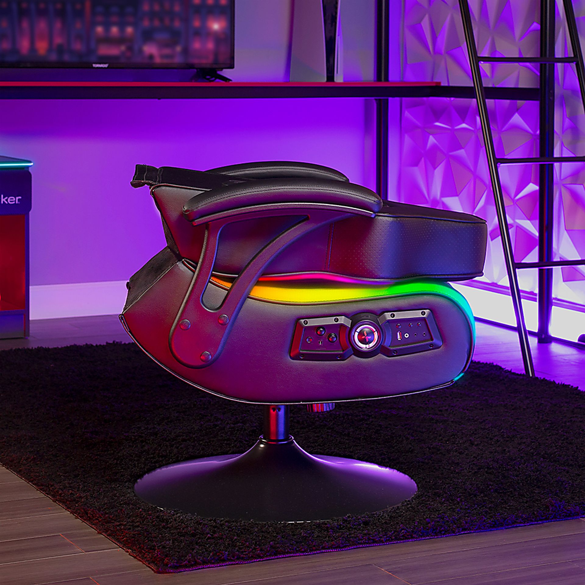 Kids Nasrin Black RGB Gaming Chair - Image 10