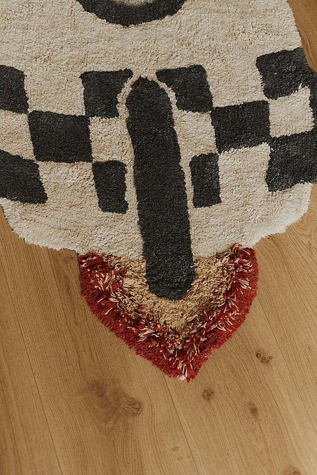 Kids Natural 2'9 x 4'5 Rocket Rug - Thumbnail - Image 5