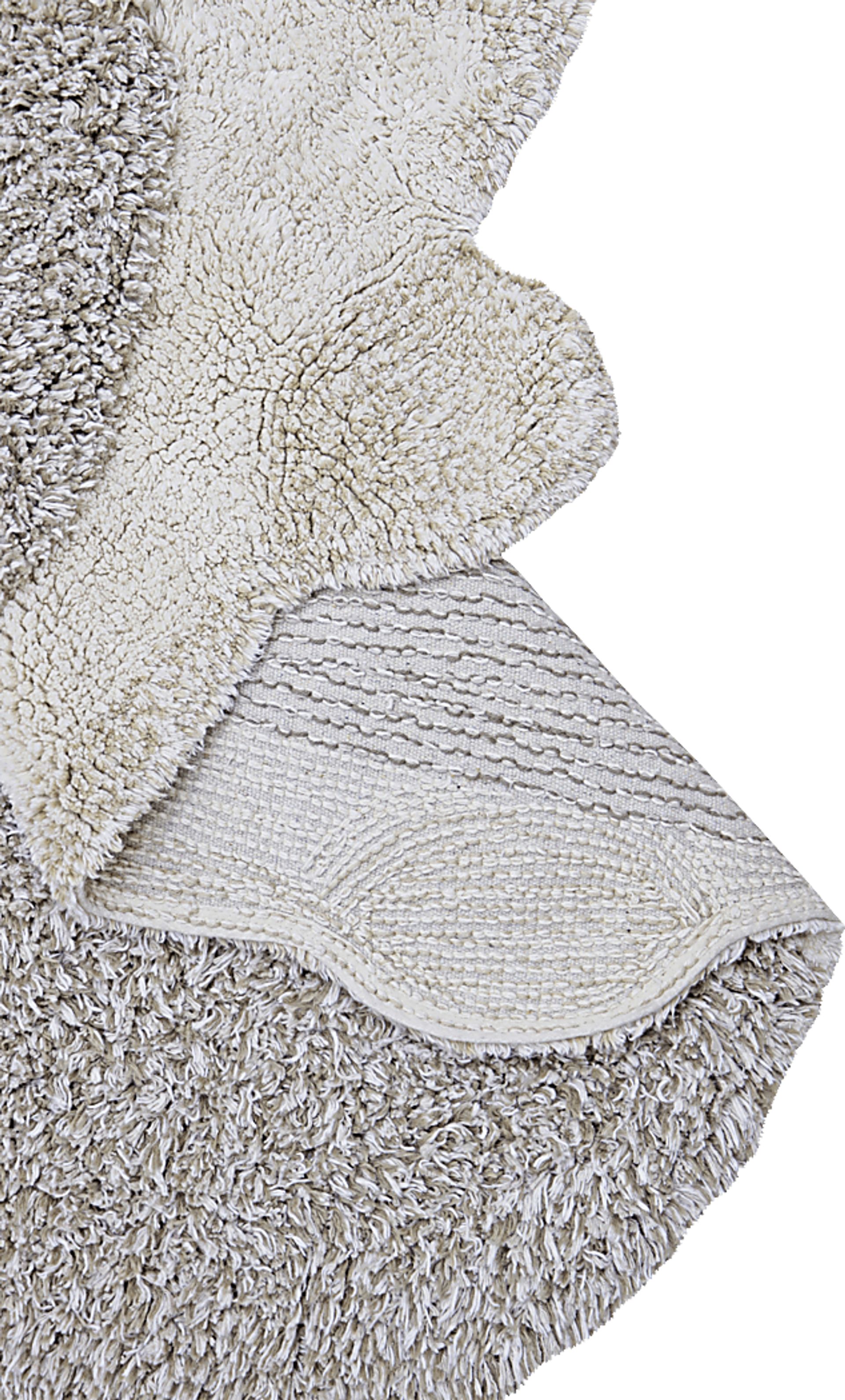 Kids Natural 3' x 4'3 Hedgehog Machine Washable Rug - Image 5
