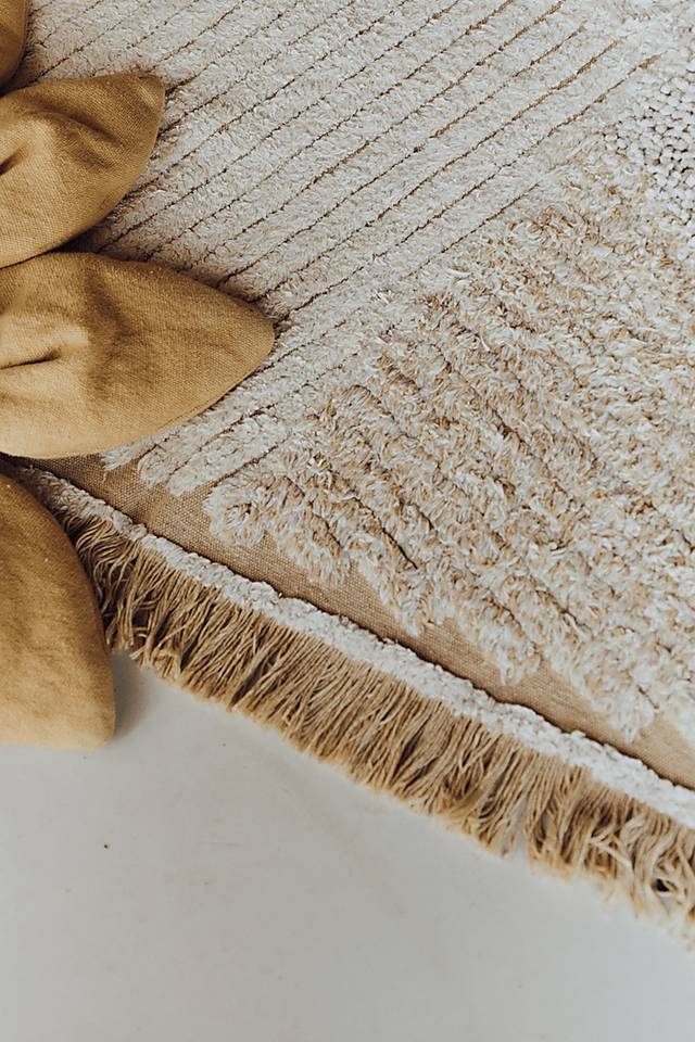 Kids Natural 4' x 5'7 Farm Fields Rug - Thumbnail - Image 5