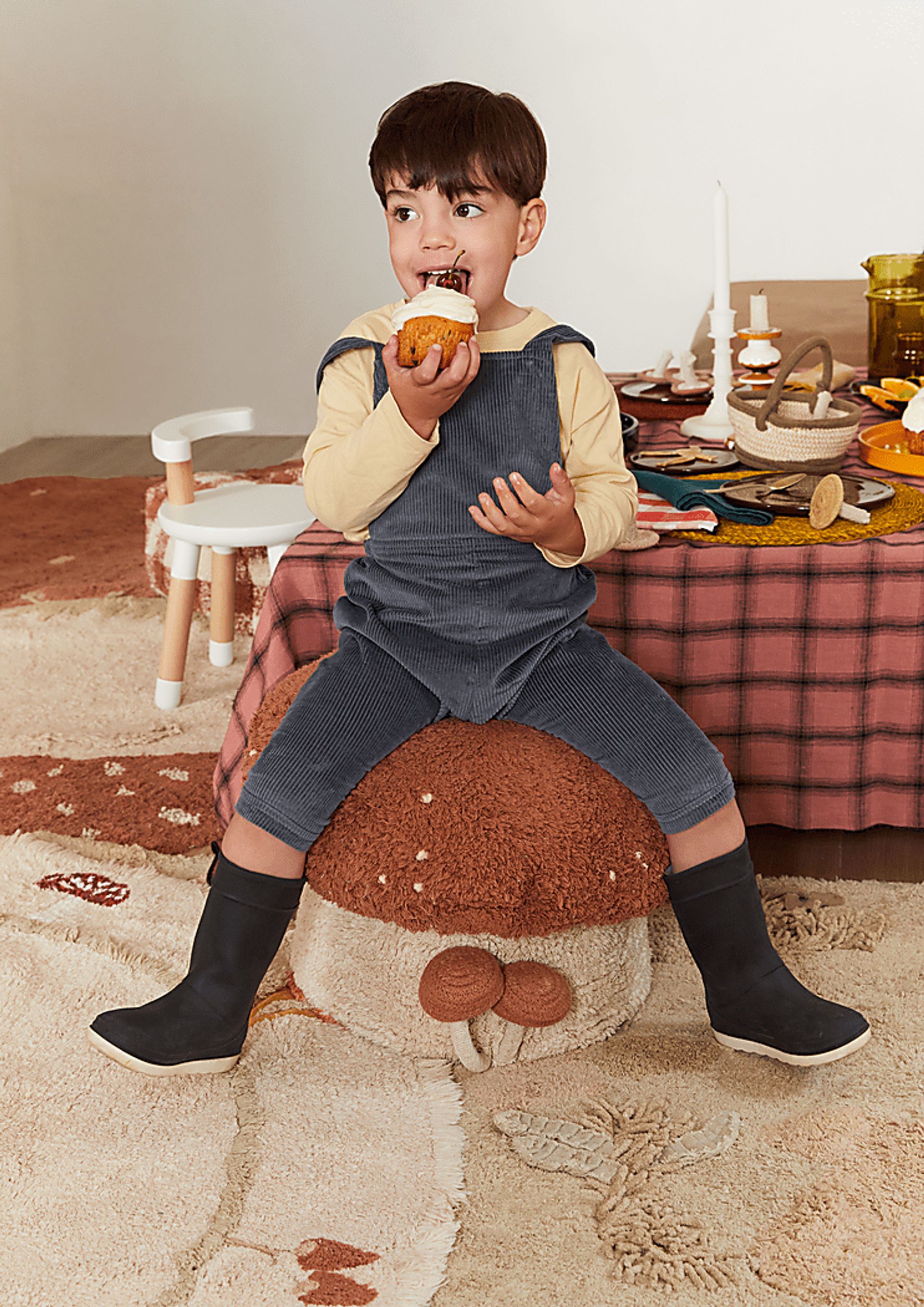 Kids Natural Boletus Pouf - Image 4