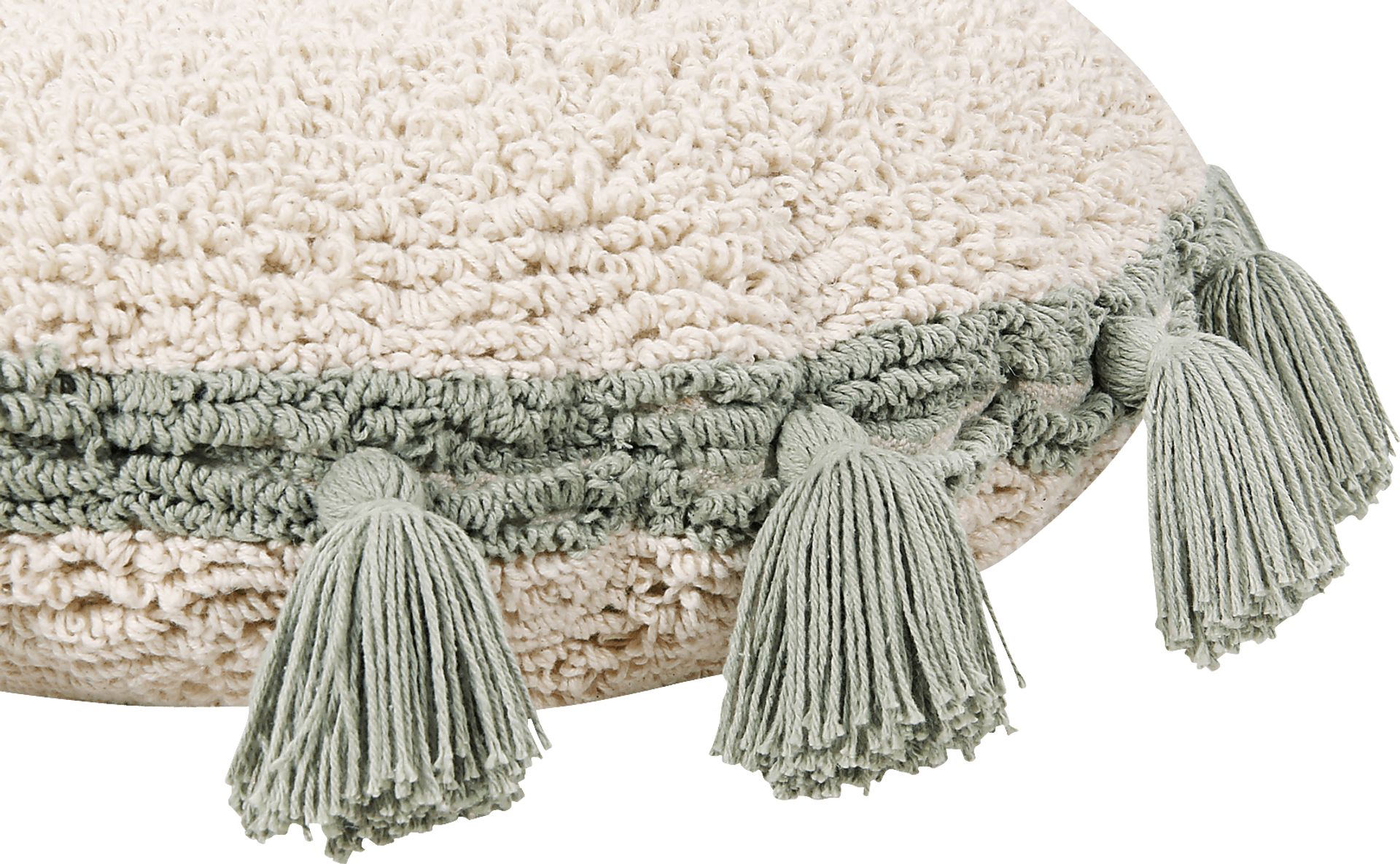 Kids Natural Circle Tassels Pillow - Image 4
