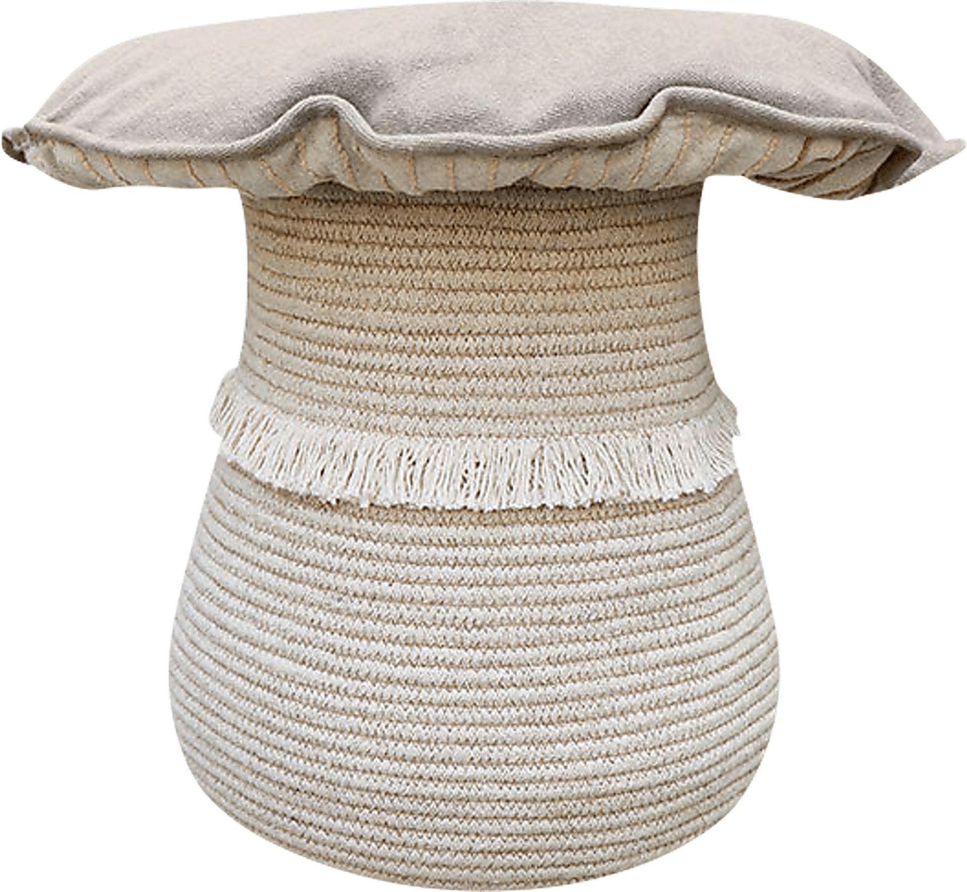 Kids Natural Giant Mushroom Basket - Image 1