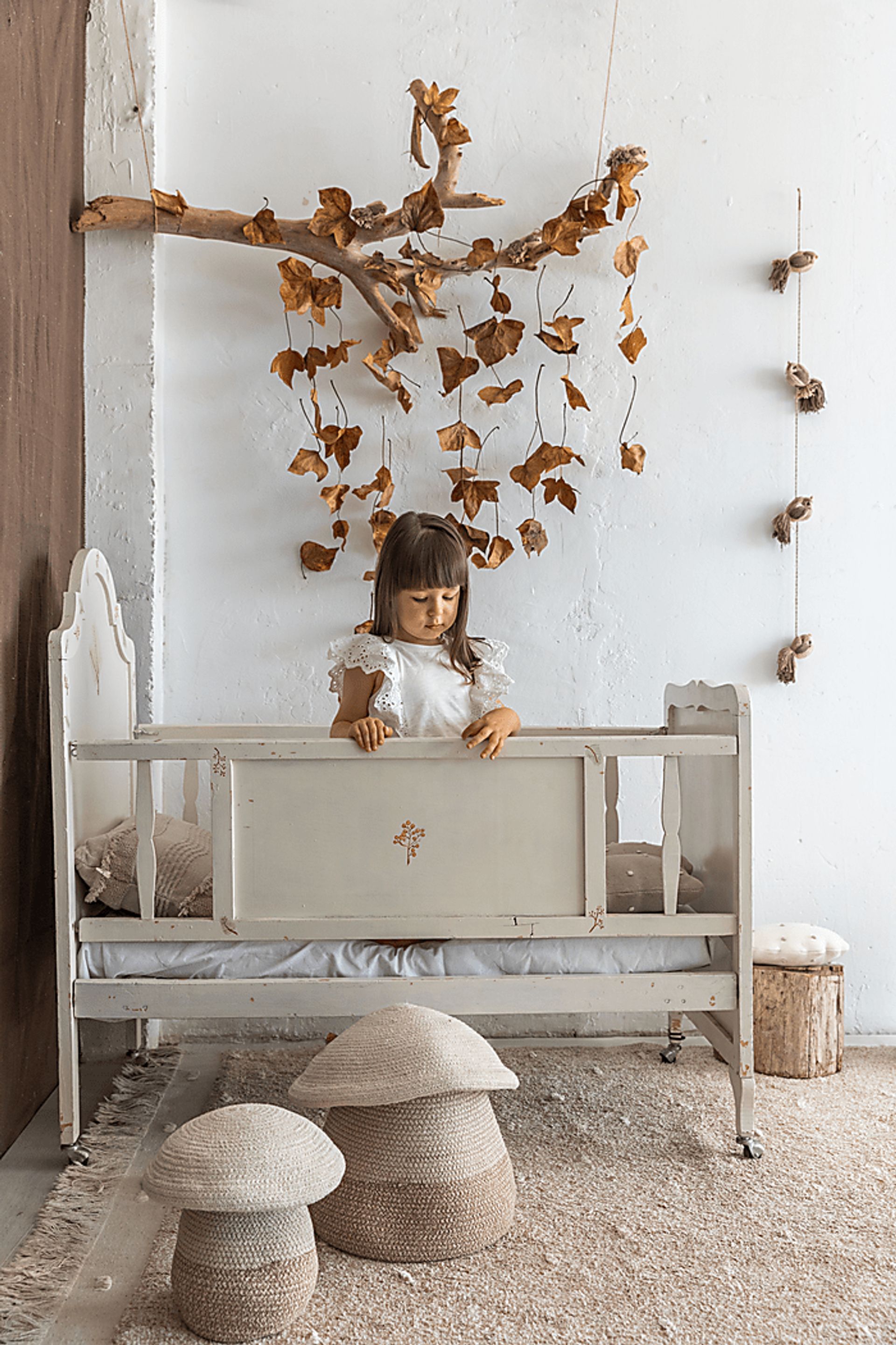 Kids Natural Mama Mushroom Basket - Image 4