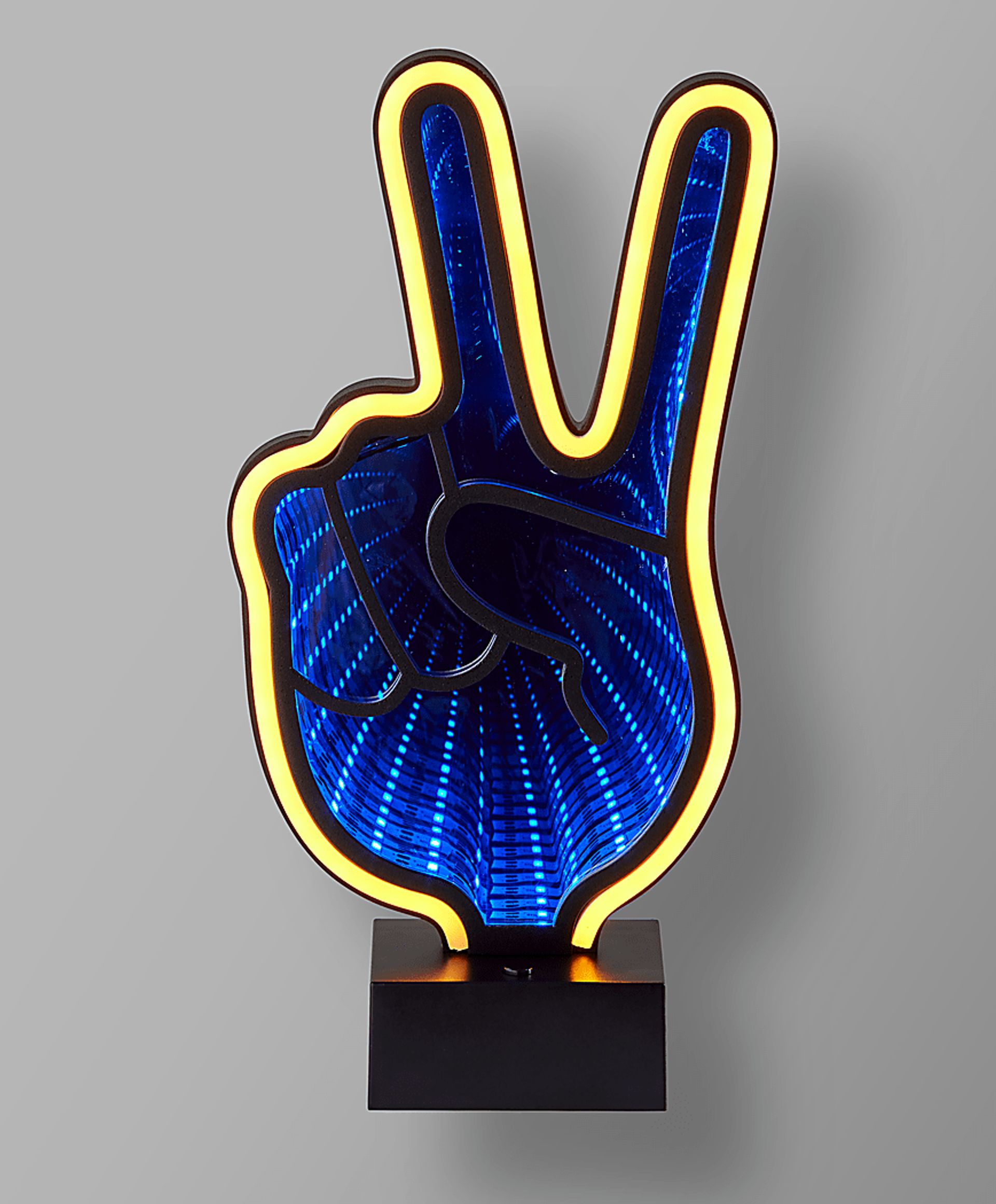 Kids Neon Peace Black Table Lamp - Image 7