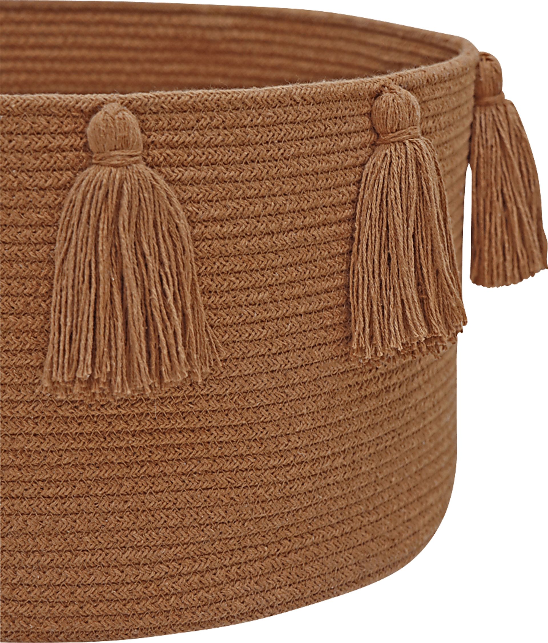 Kids New Tassels Chestnut Basket - Image 3