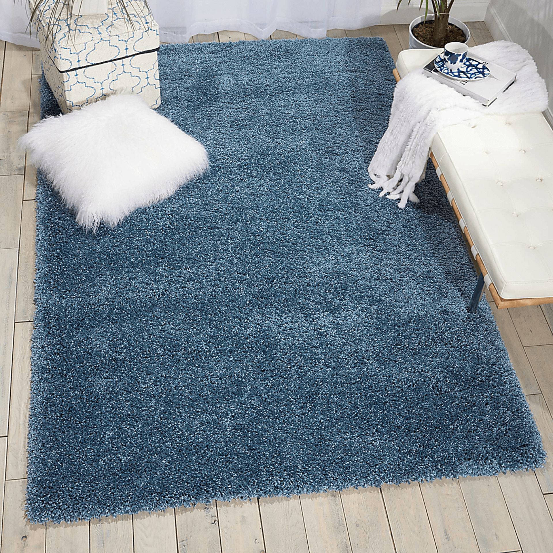 Kids Nickley Blue 4' x 6' Rug - Image 1