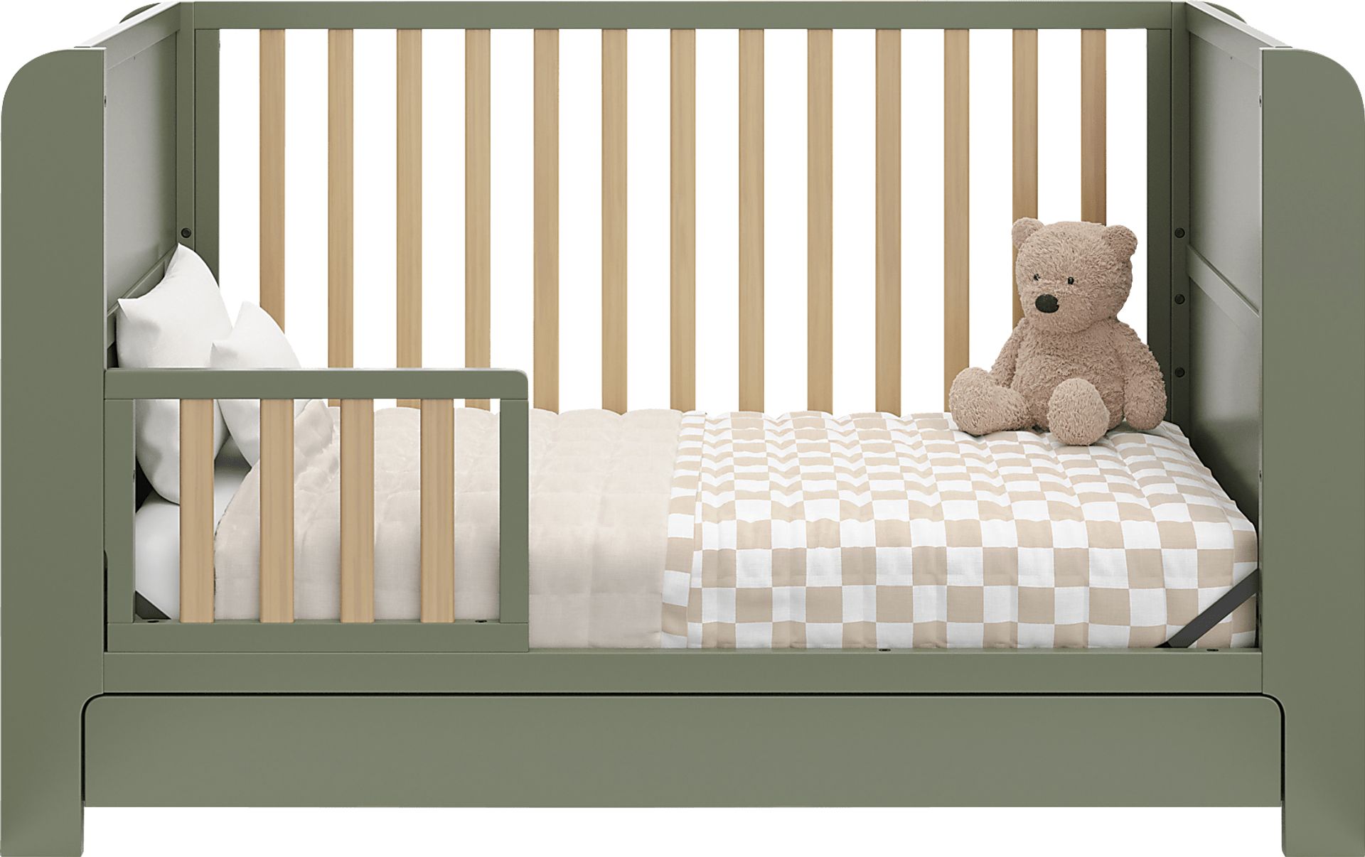Kids Nimara Olive Convertible Crib - Image 10
