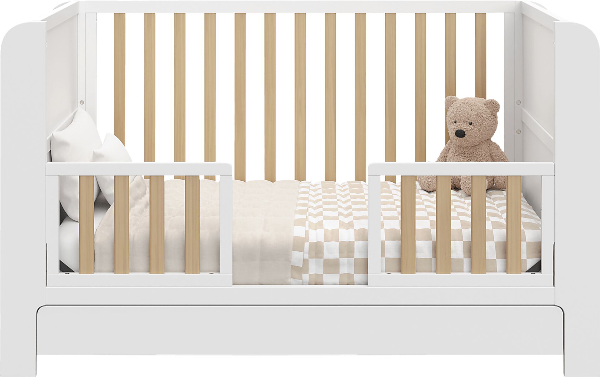 Kids Nimara White Convertible Crib - Image 11