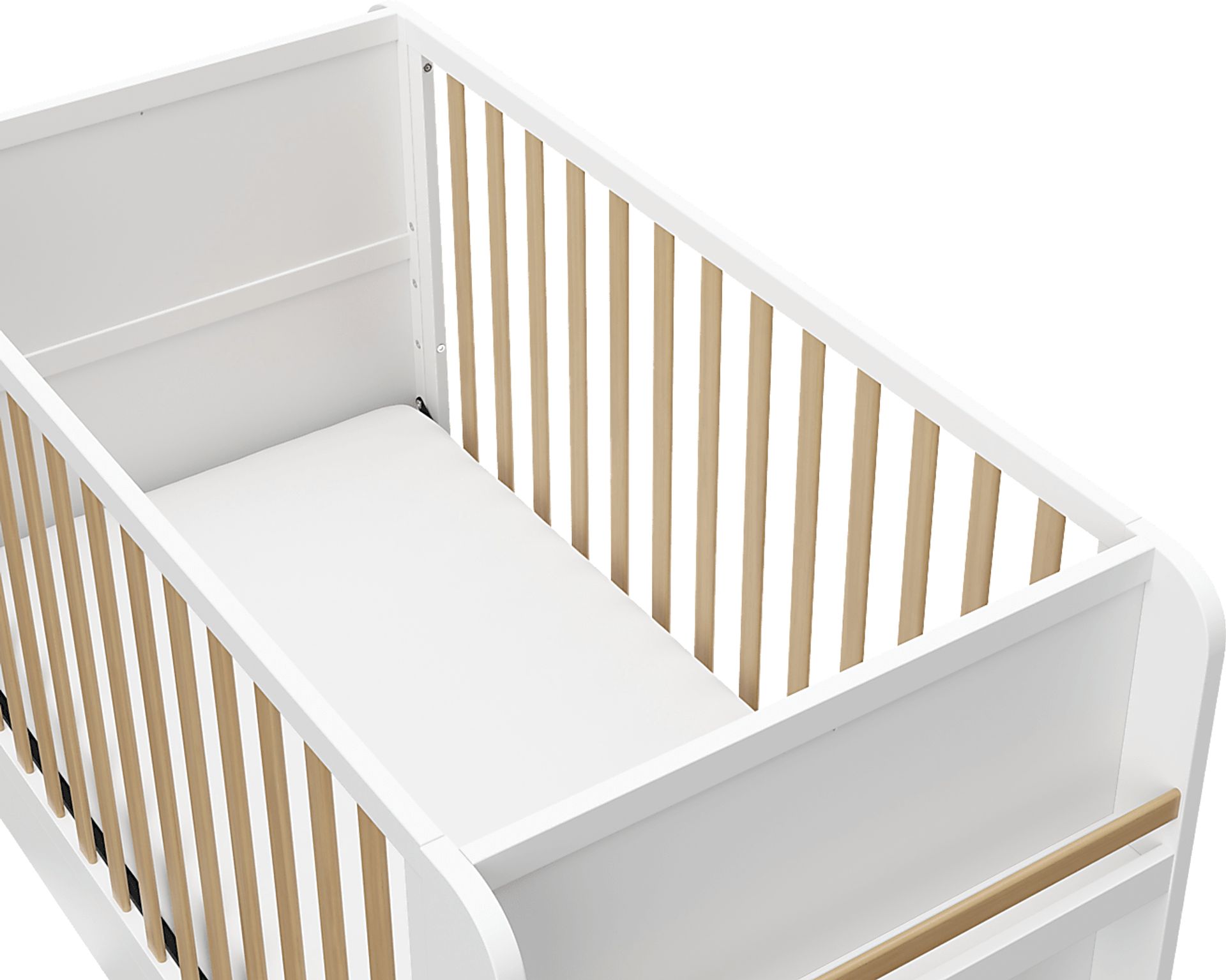 Kids Nimara White Convertible Crib - Image 5