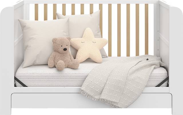Kids Nimara White Convertible Crib - Thumbnail - Image 6