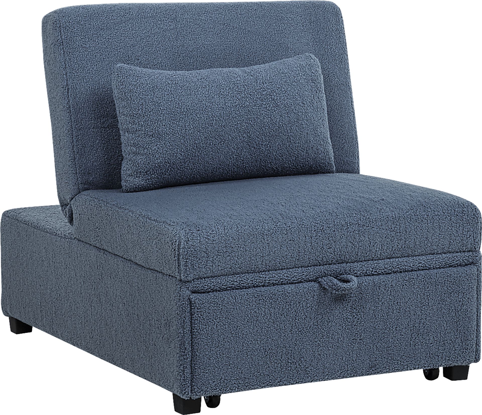 Kids Nimble 2.0 Blue Sleeper Chair - Image 1