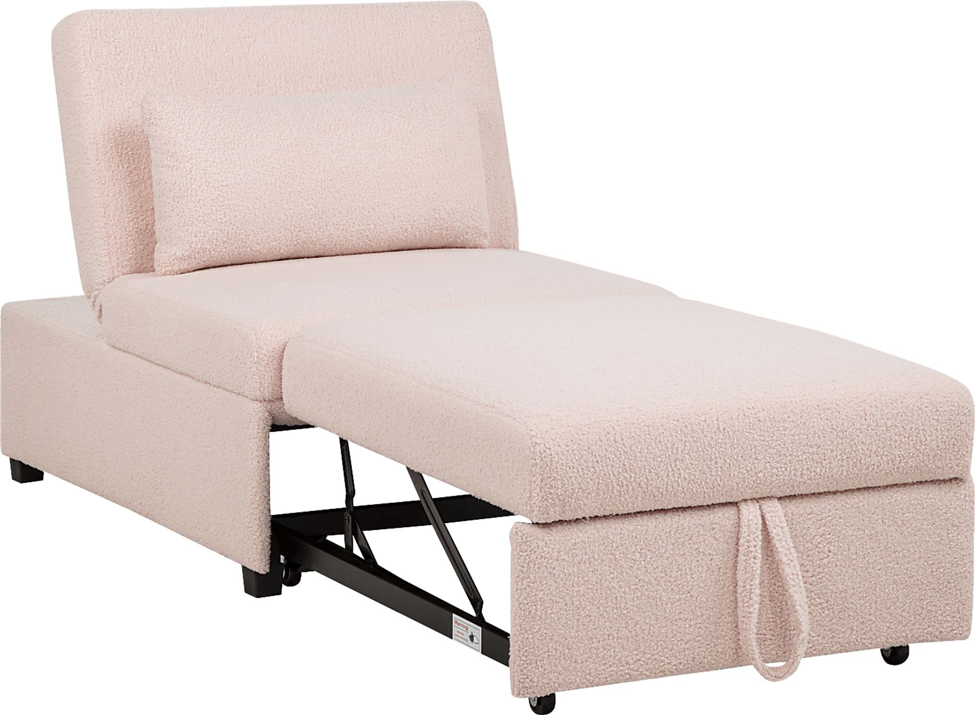 Kids Nimble 2.0 Blush Sleeper Chair - Image 2