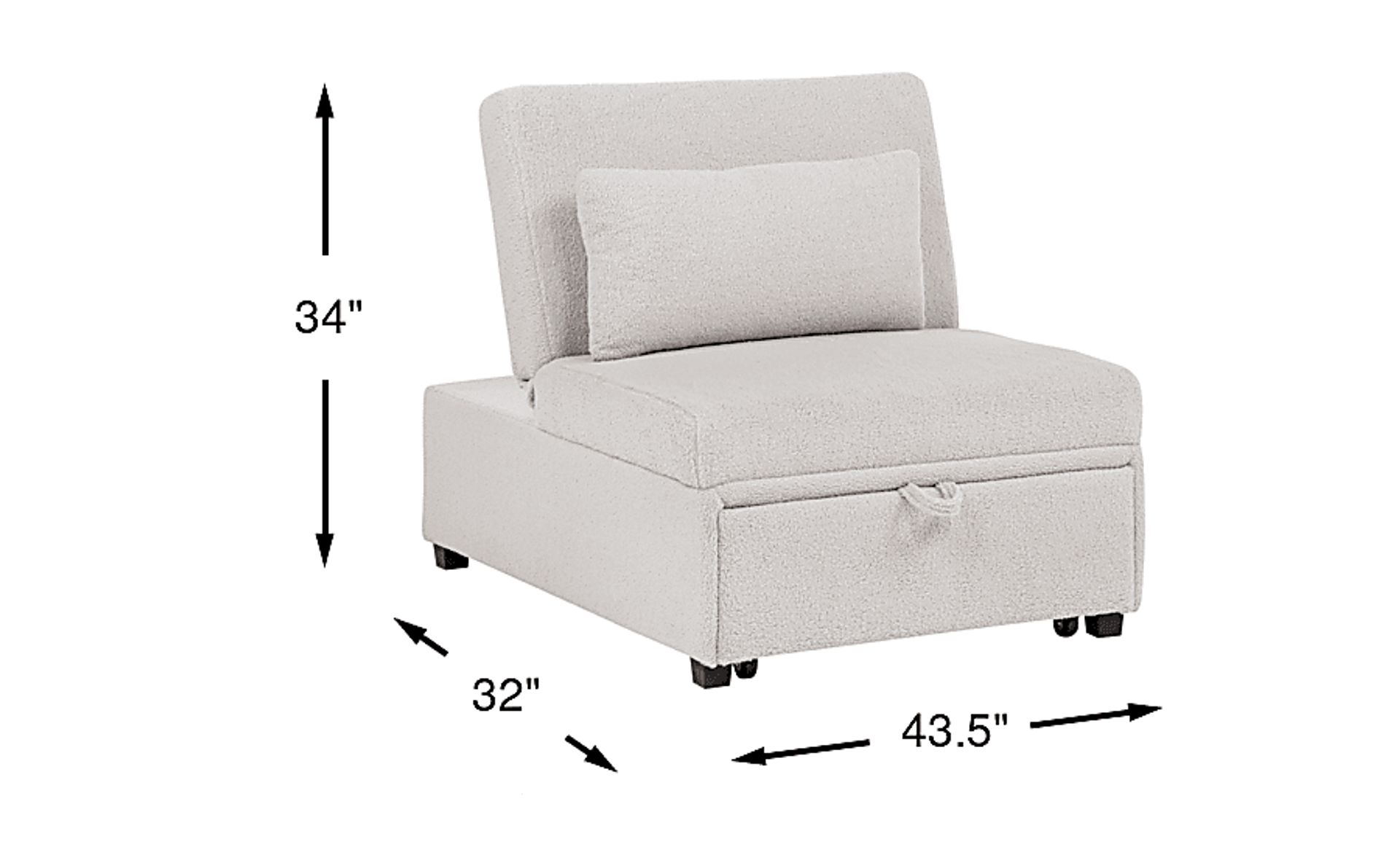 Dimension Image. Please refer to the Dimension Tab on this page for dimension details.