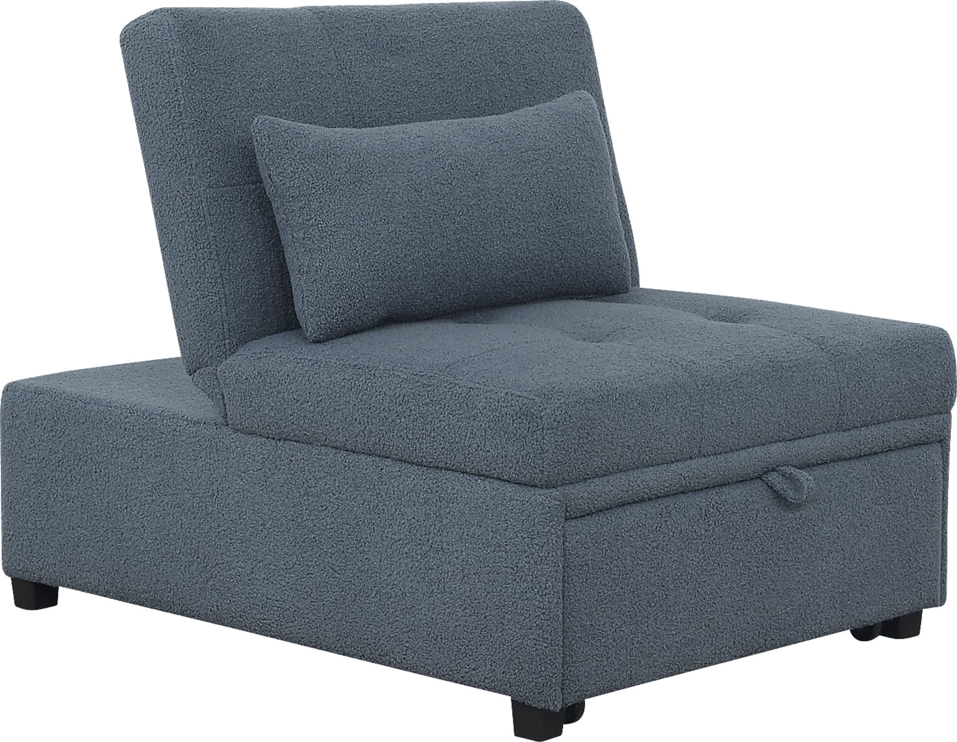 Kids Nimble Blue Sleeper Chair - Image 1