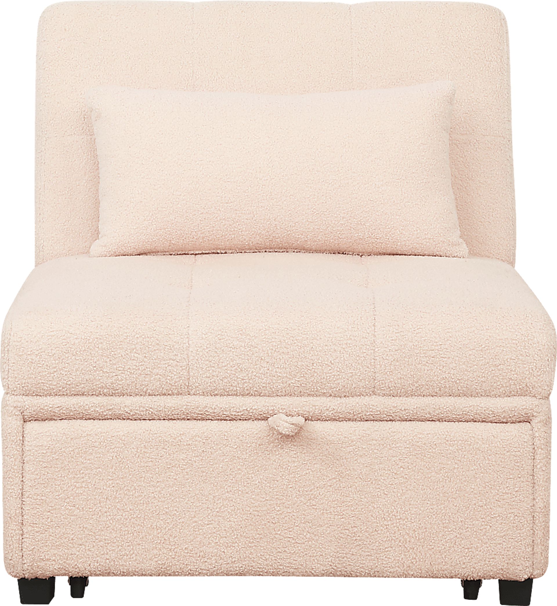 Kids Nimble Blush Sleeper Chair - Image 2