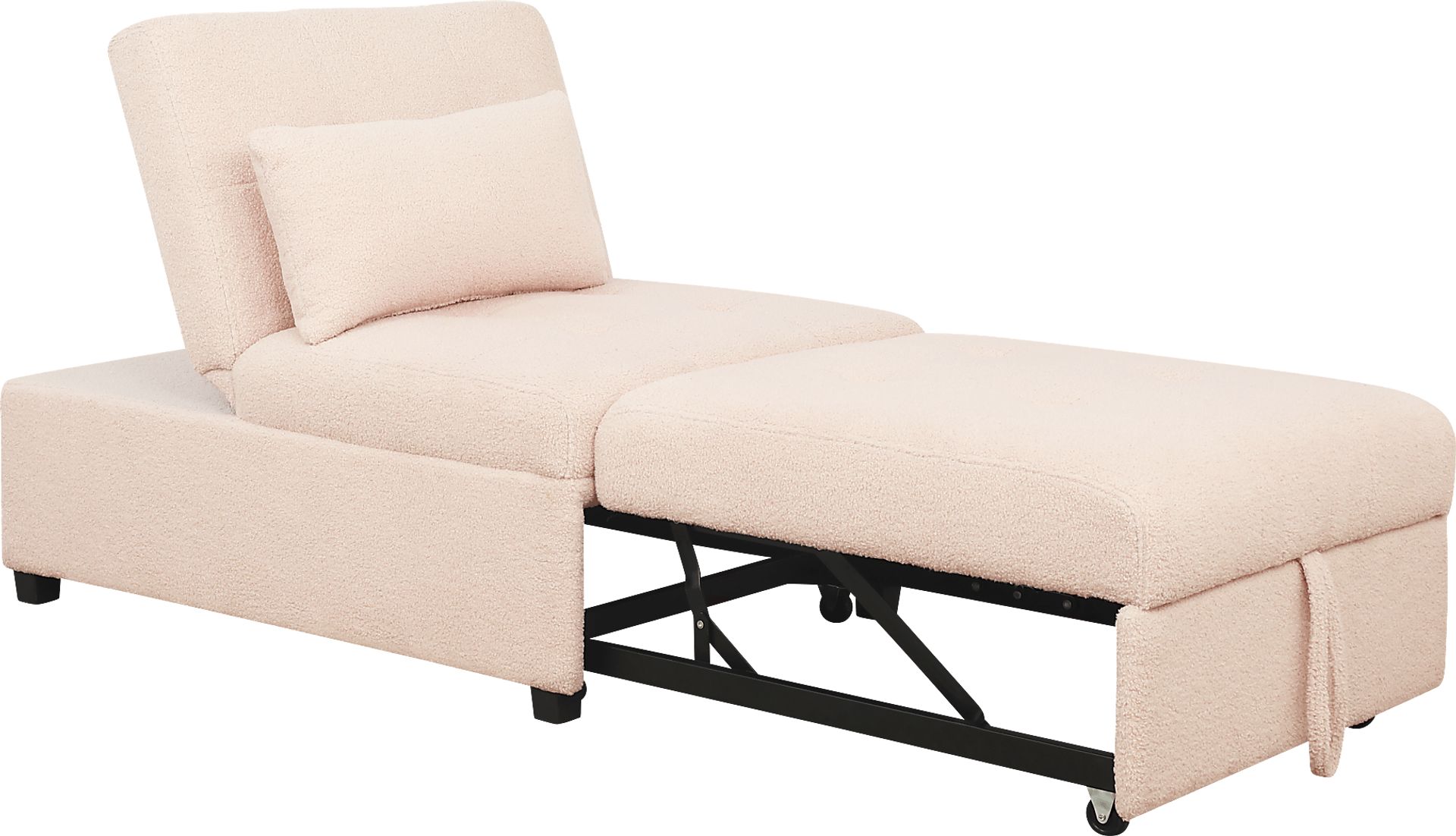 Kids Nimble Blush Sleeper Chair - Image 6