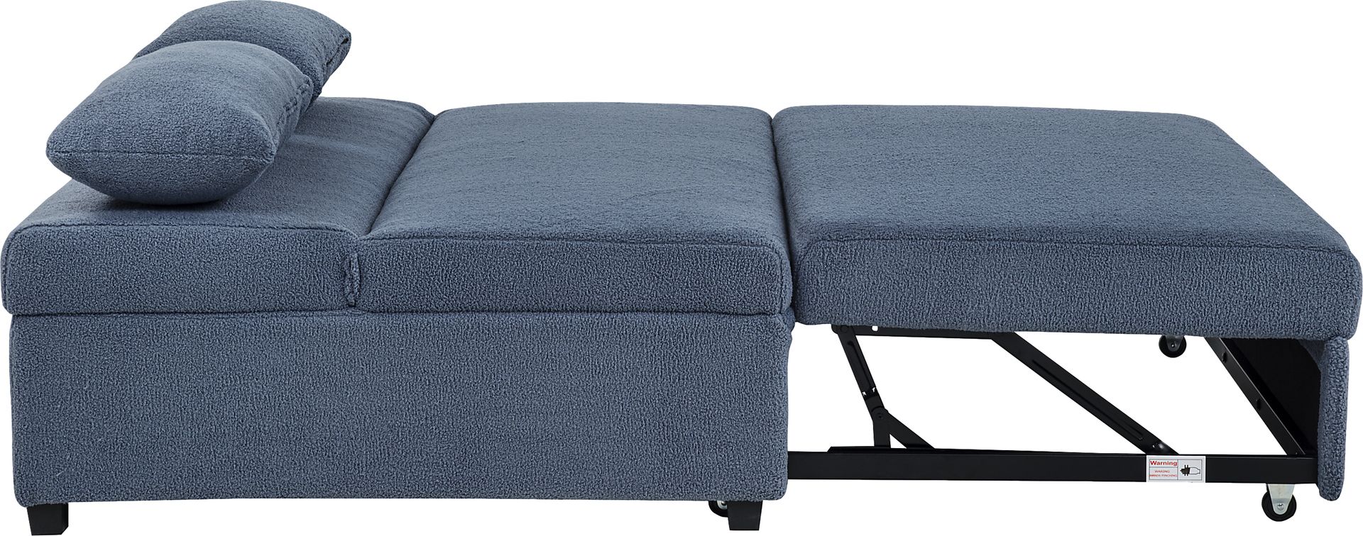 Kids Nimble XL 2.0 Blue Sleeper Chair - Image 4