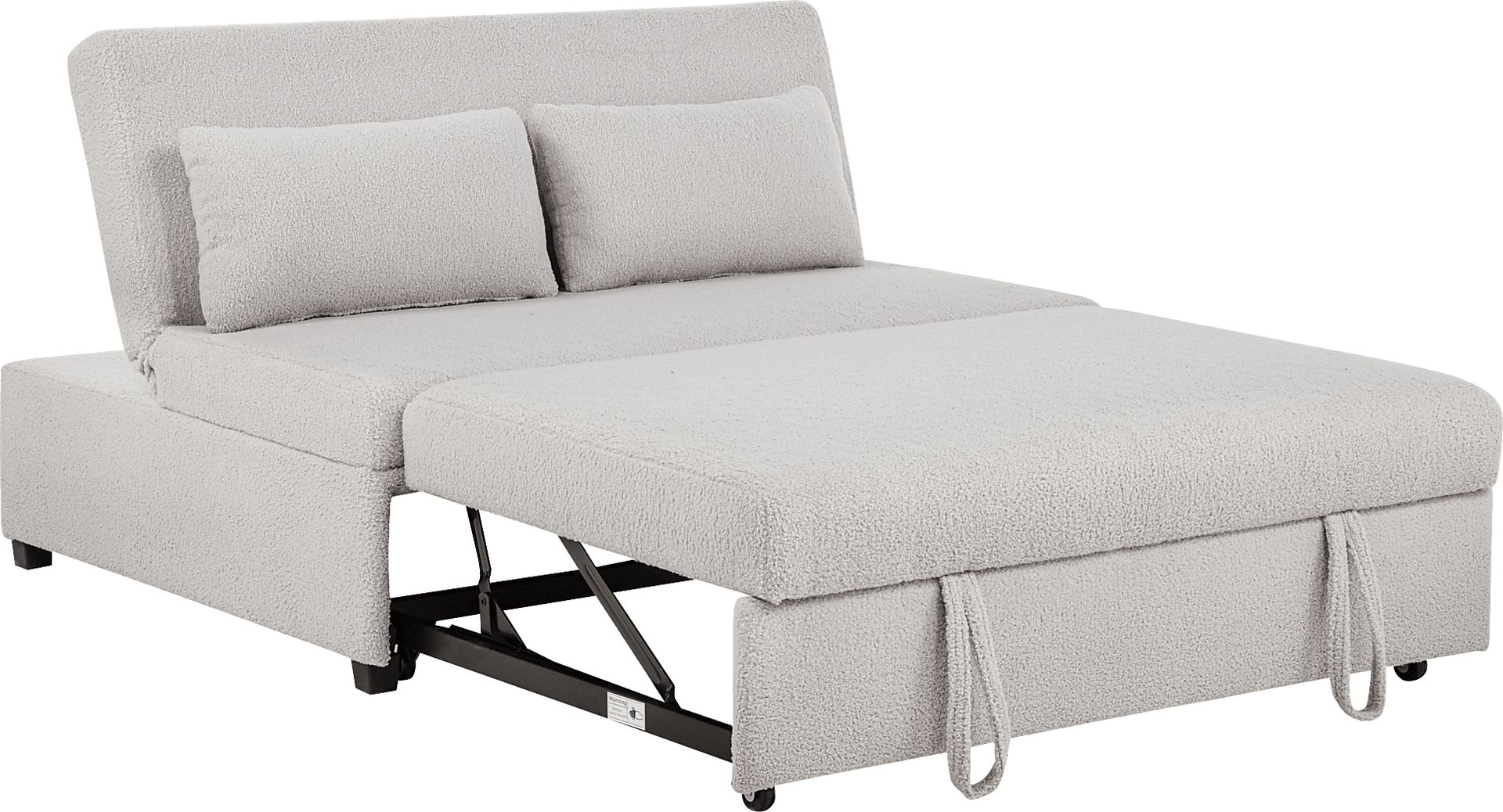 Kids Nimble XL 2.0 Light Gray Sleeper Chair - Image 2