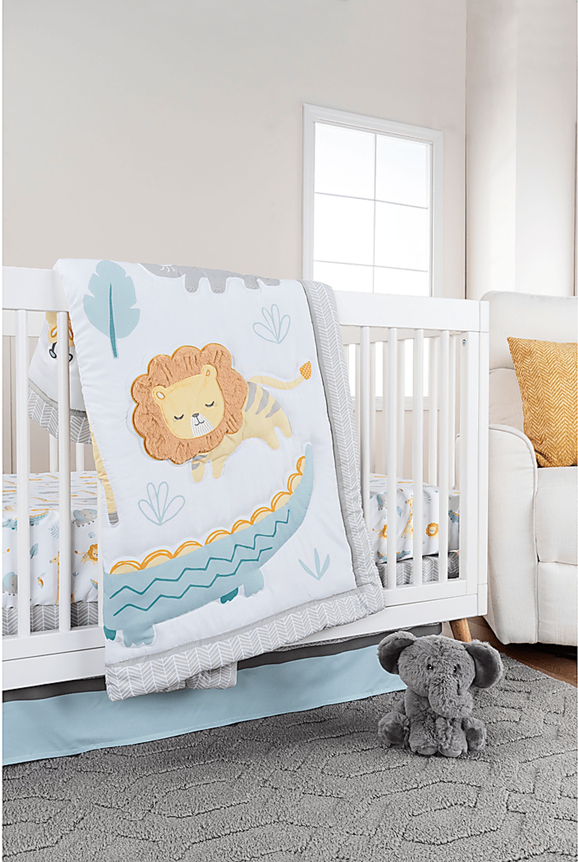 Kids Noar Yellow 4 Pc Baby Bedding Set - Image 4